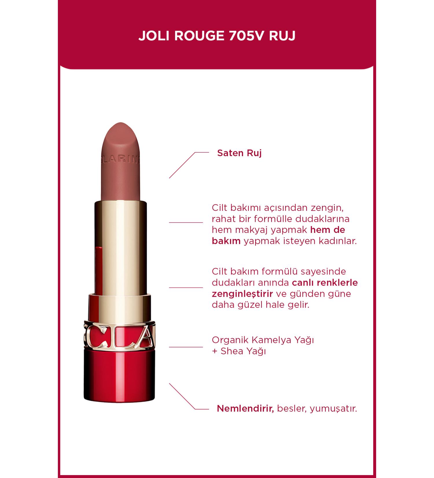 Clarins JOLI ROUGE 705V - Buy Online on GoSupps.com