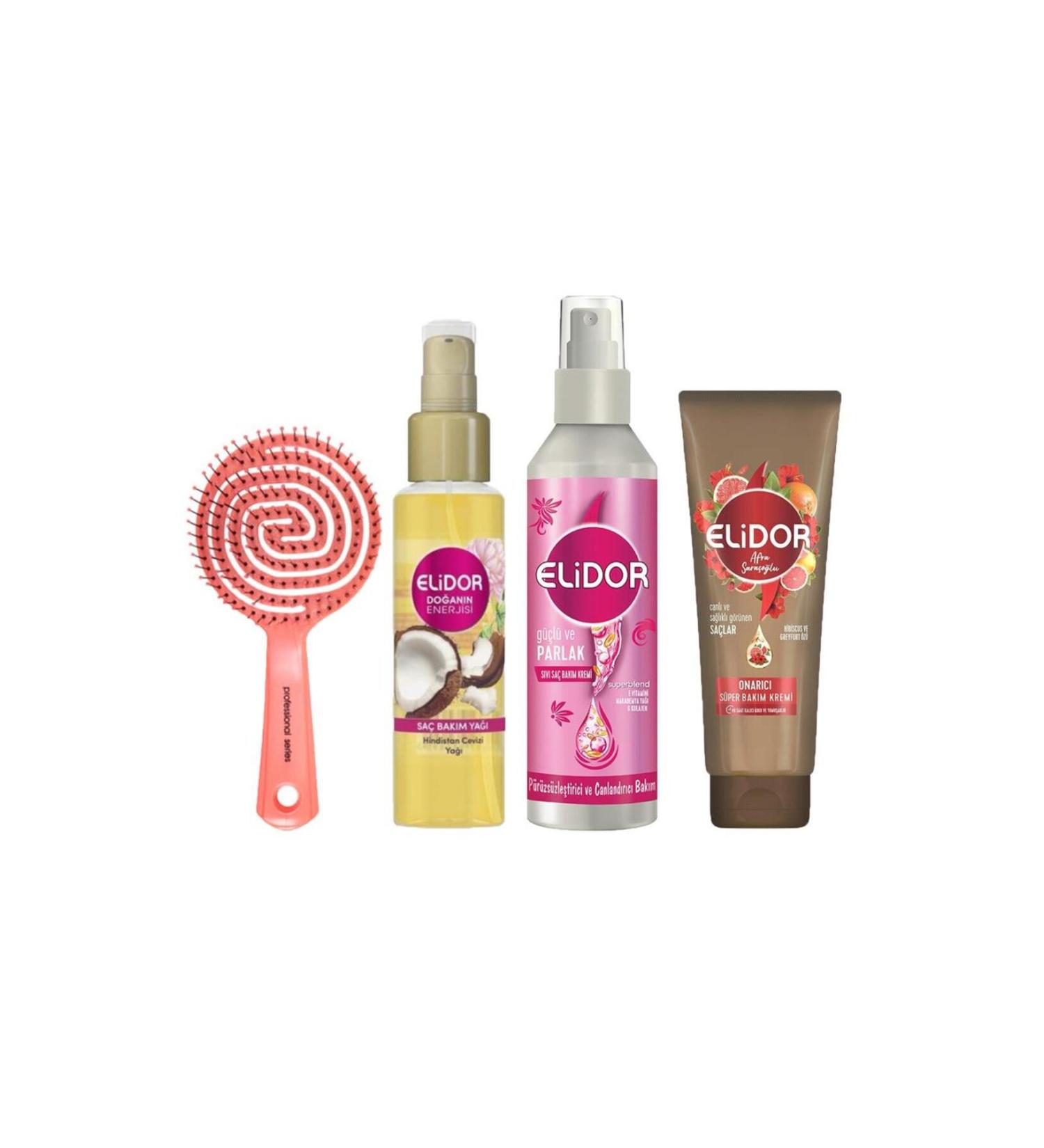 Elidor Strong and Healthy Shiny Looking Hair Care Set