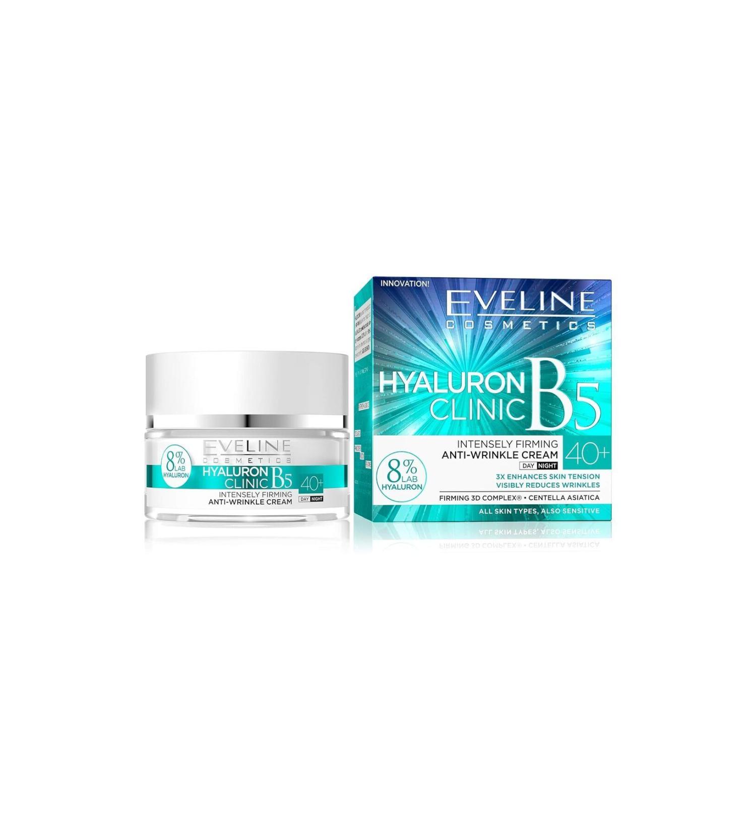 Eveline Cosmetics bioHyaluron Concentrate Face Day and Night Cream 40+ Suitable for All Skin Types Also Sensitive 50 ml - Buy Online on GoSupps.com