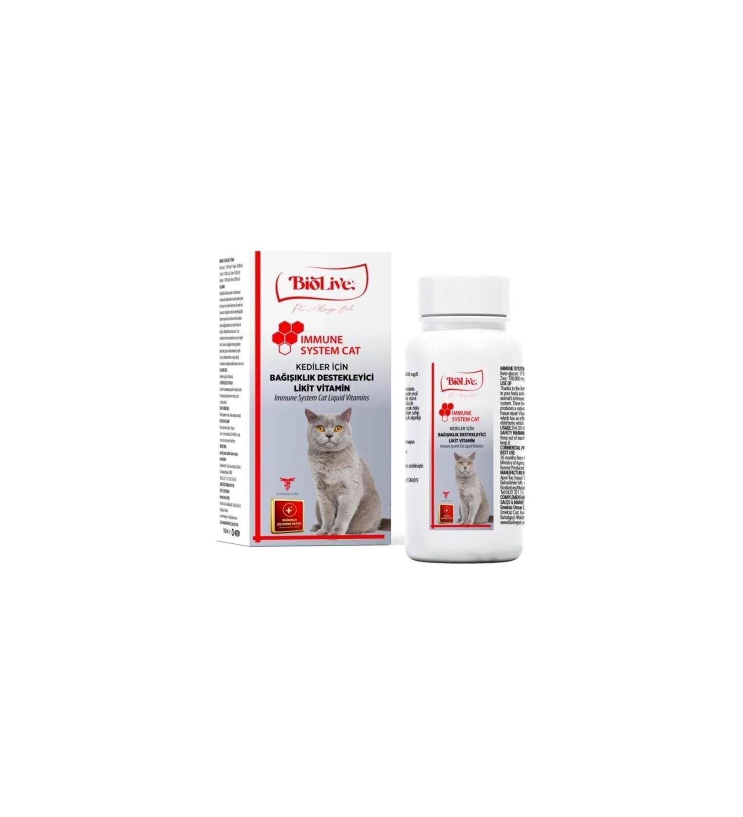 Biolive Immune Cat Liquid Vitamin for Cats 100ml
