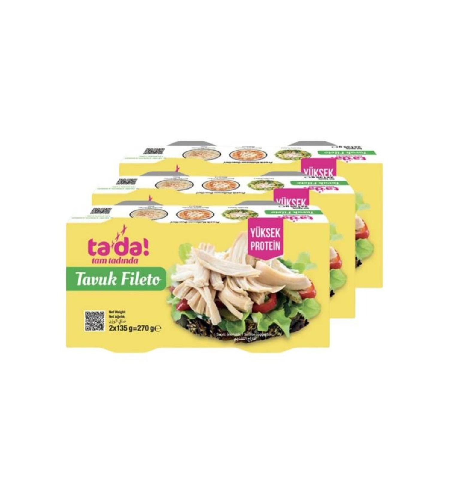 Tada Ready Chicken Canned 135 gr 2-pack (3 Pieces)