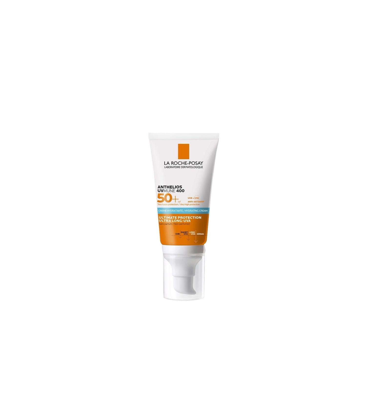 La Roche Posay Antioxidant and moisturizing sun protection cream with high factor SPF 50+ without leaving a greasy feeling