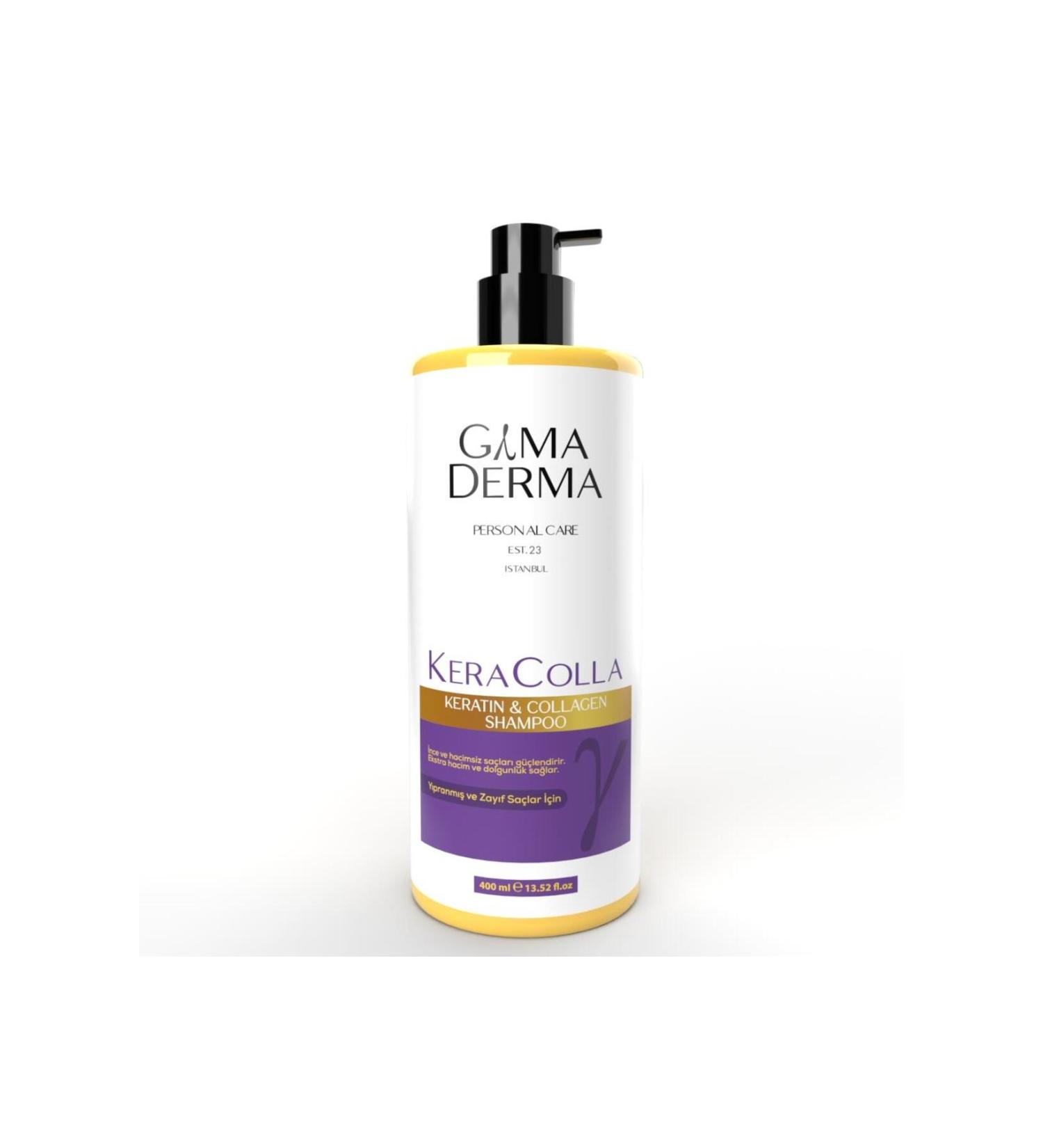 Gama Derma Keracolla Keratin Collagen Vegan Shampoo 400 ml