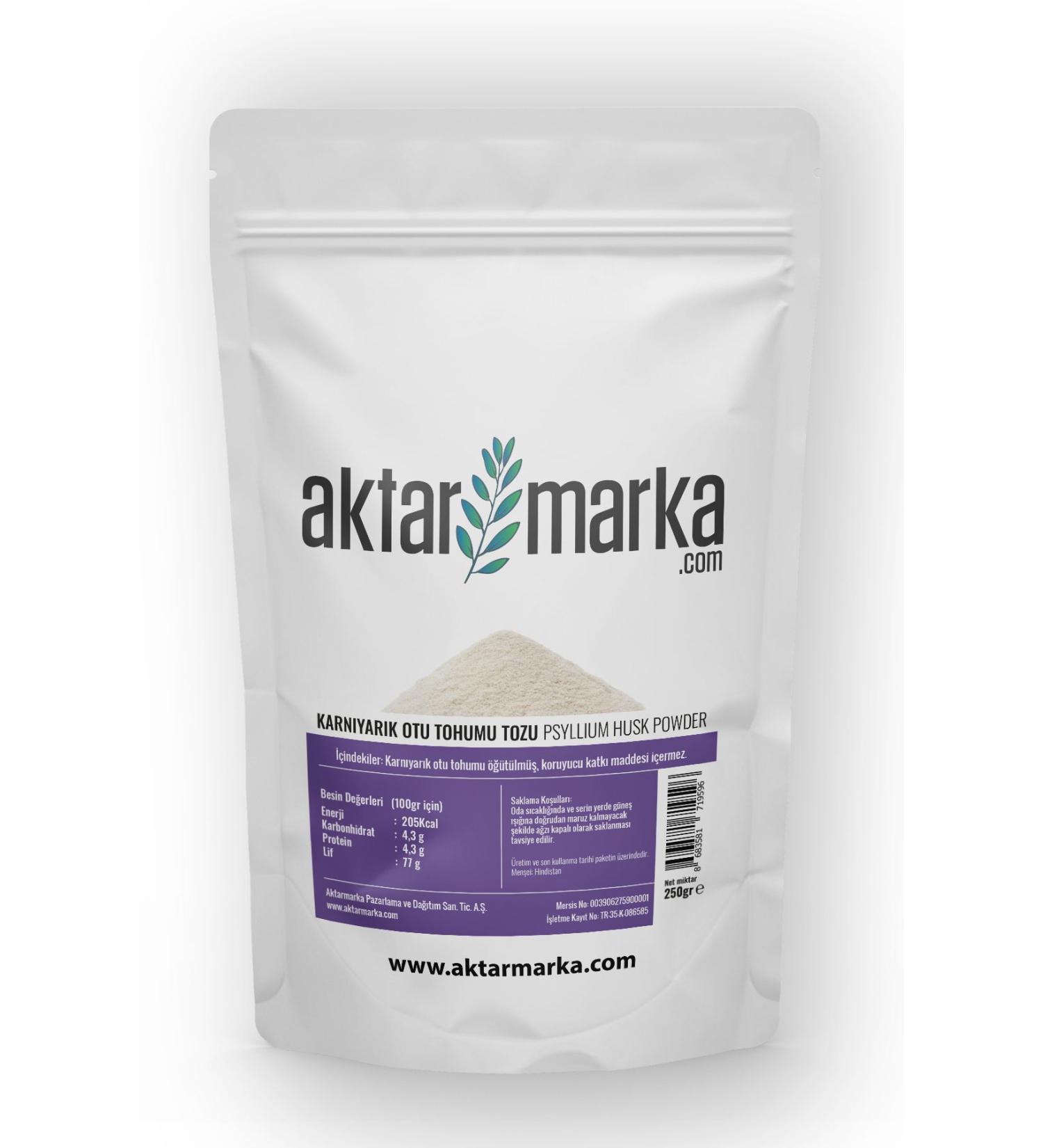 Aktarmarka Psyllium Husk Powder 250 gr