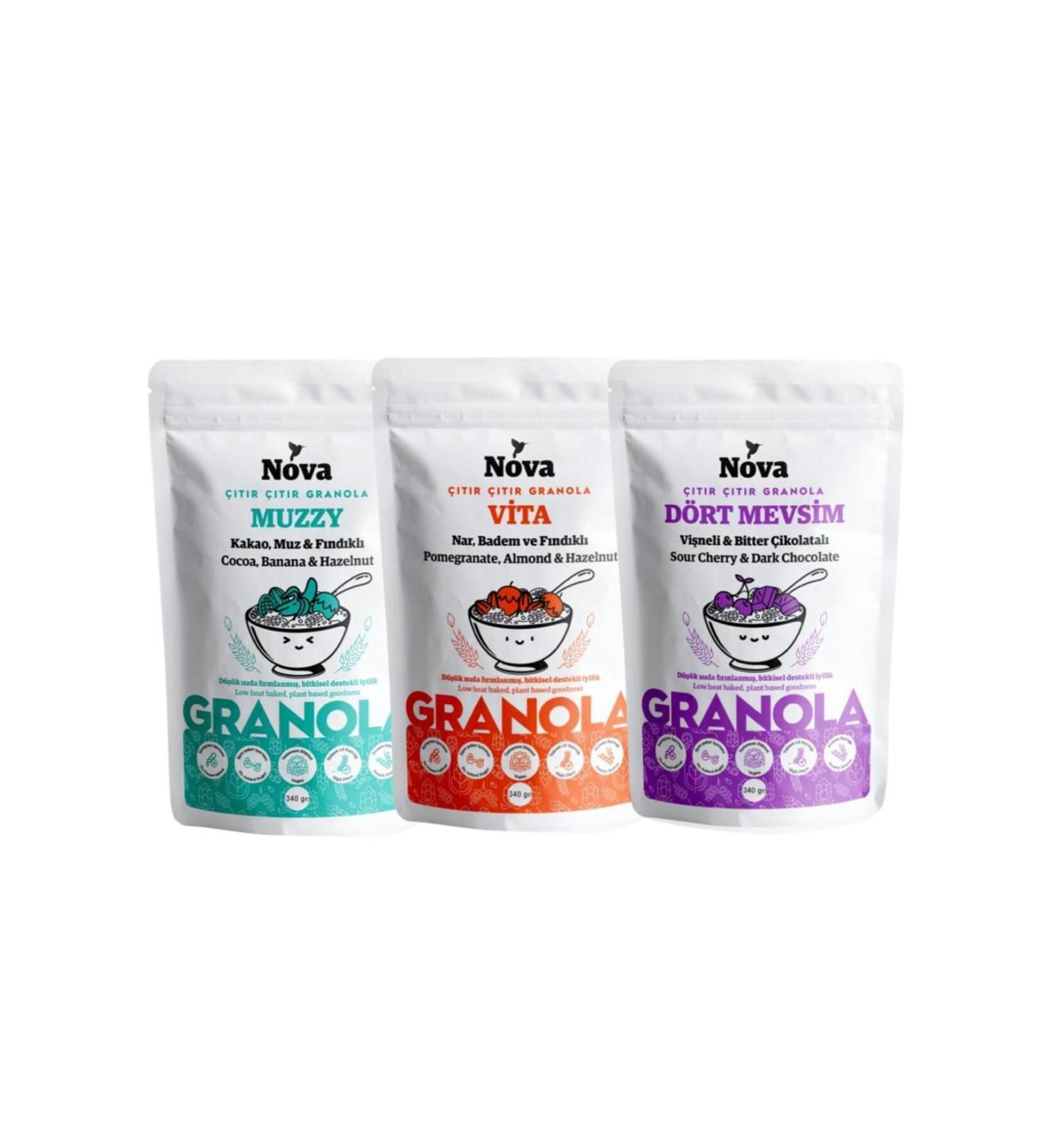 Nova Granola Mix Pack 2- 340 gr