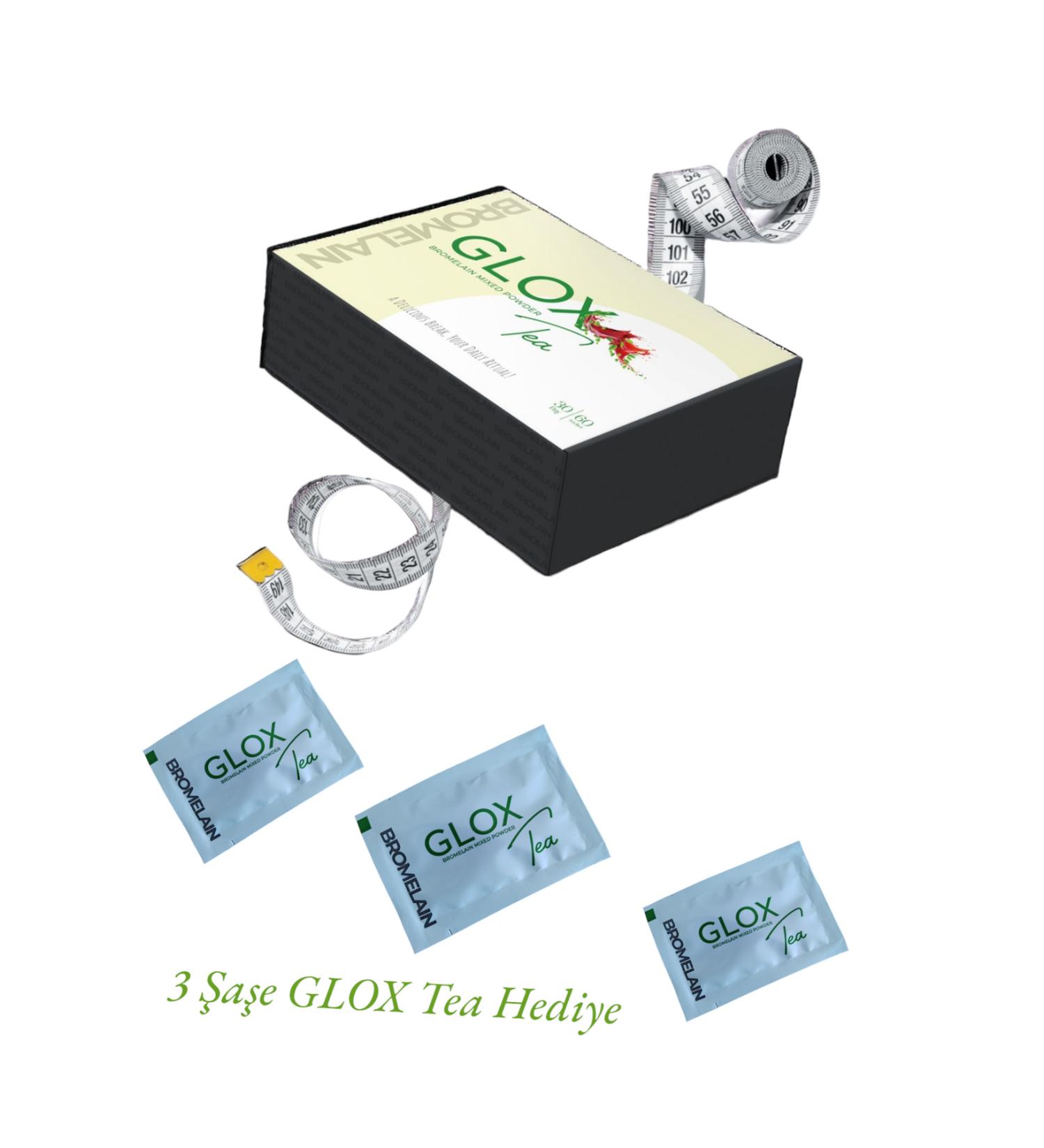 GLOX Bromelain Rich Herbal Detox Tea Helps Regulate Fast and Metabolism 2 Month Package - Buy Online on GoSupps.com