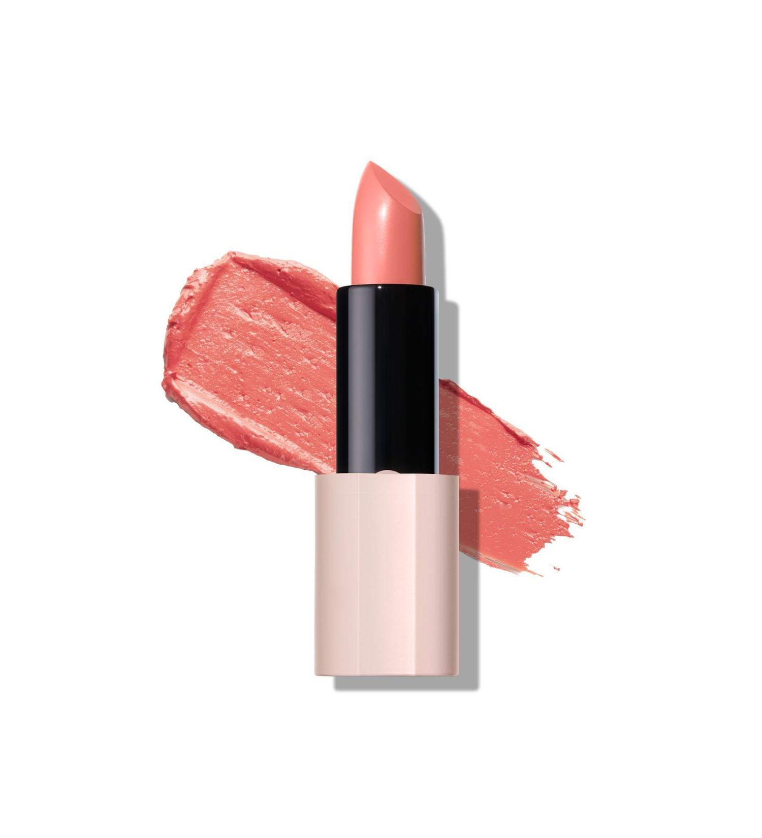 The Saem Kissholic Lipstick Intense / Intense Pigmented Shiny Long-Lasting Lipstick Cr02 Yogurt Peach - Buy Online on GoSupps.com