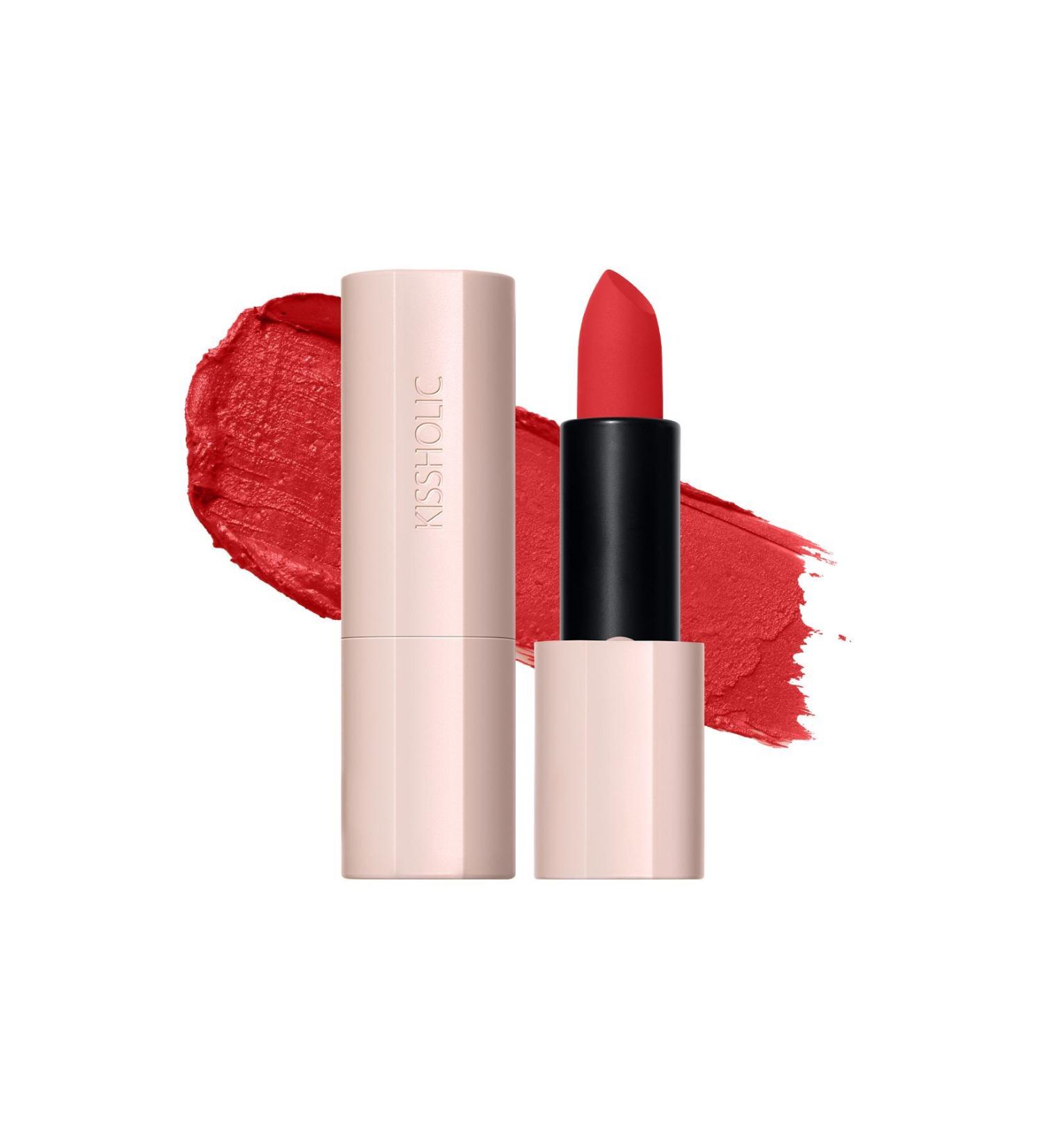 The Saem Kissholic Lipstick Matte/ Long Lasting Matte Lipstick - RD07 Triple Red - Buy Online on GoSupps.com
