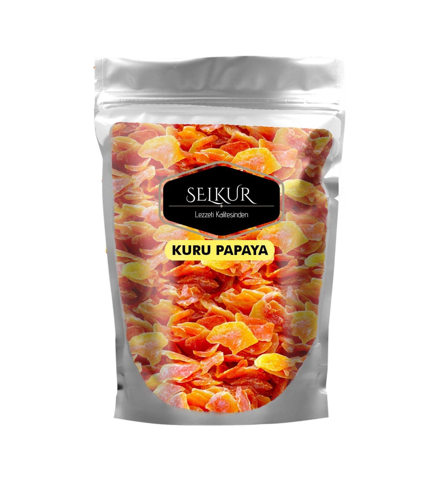 SELKUR Dried Papaya 500GR 1ST QUALITY - Buy Online on GoSupps.com