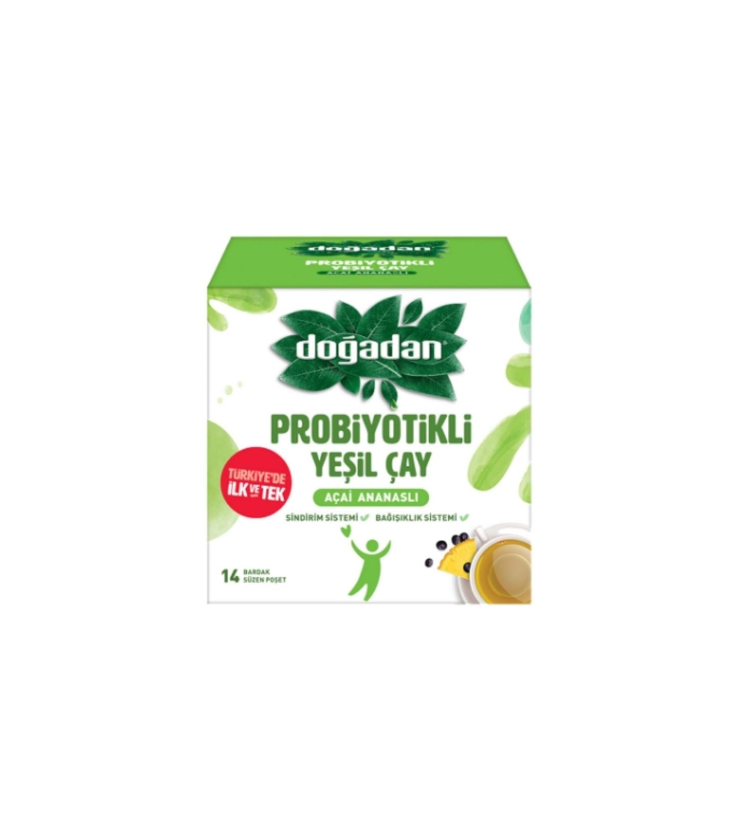 Do adan Probiotic Green Tea Plain Herbal Tea 23.8 Gr. (4 pieces)