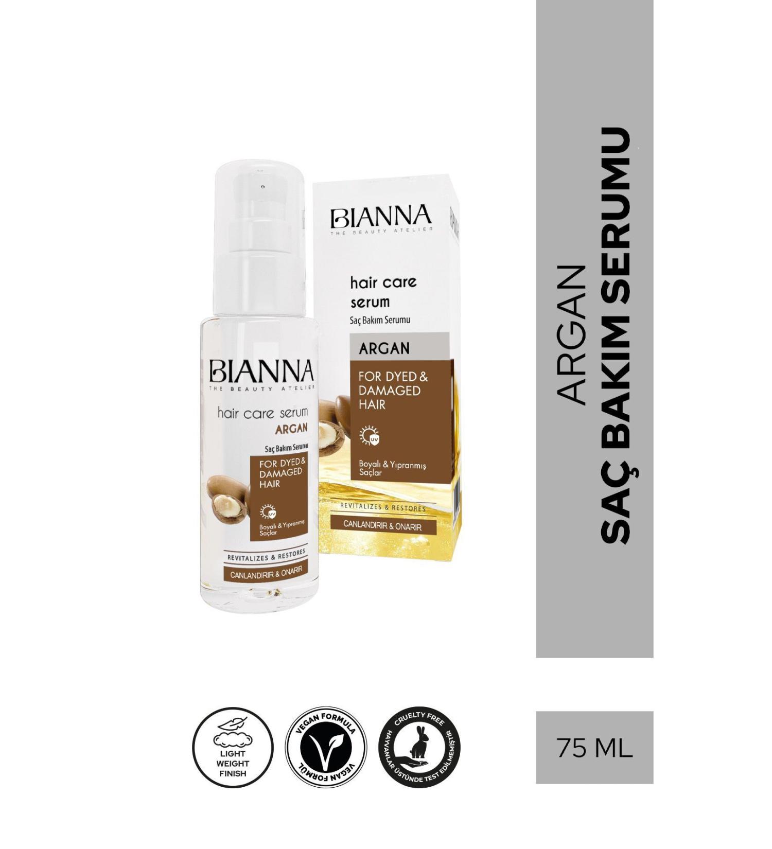 Argan Oil Hair Care Serum Nourishing and Repairing Effect All Hair Types - 75ml - Buy Online on GoSupps.com