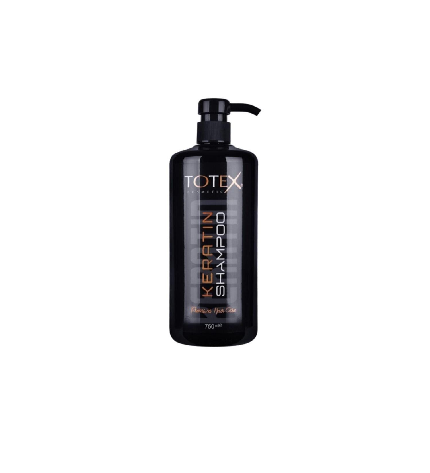 TOTEX Keratin Hair Shampoo | Moisturizing and Nourishing | For All Hair Types 750 ml - Buy Online on GoSupps.com