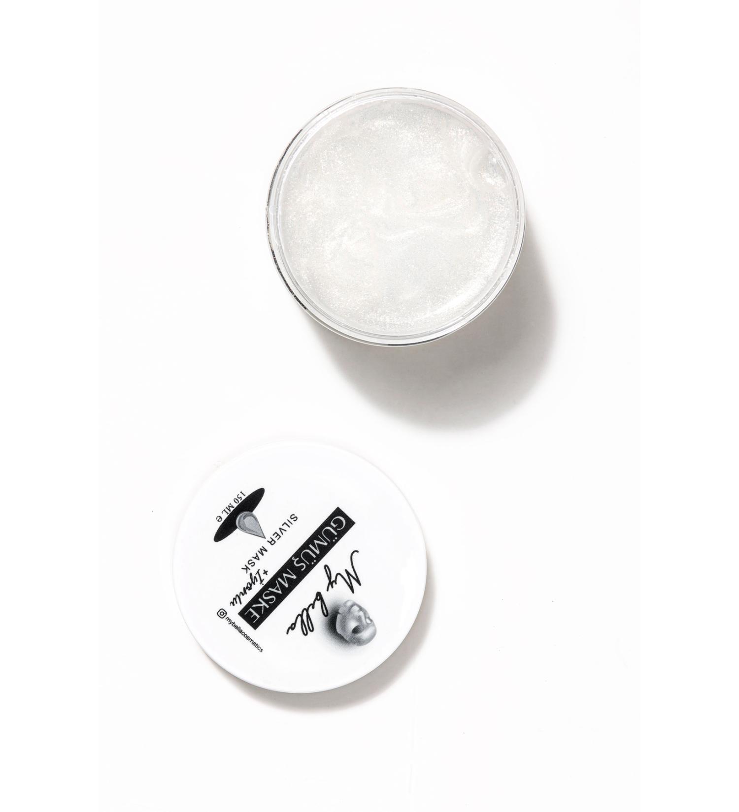MY Bella Cosmetics My Bella Vegan Silver Mask Silver Ion Mask Peel Off Mask Wound Mask Spatula Gift. - Buy Online on GoSupps.com