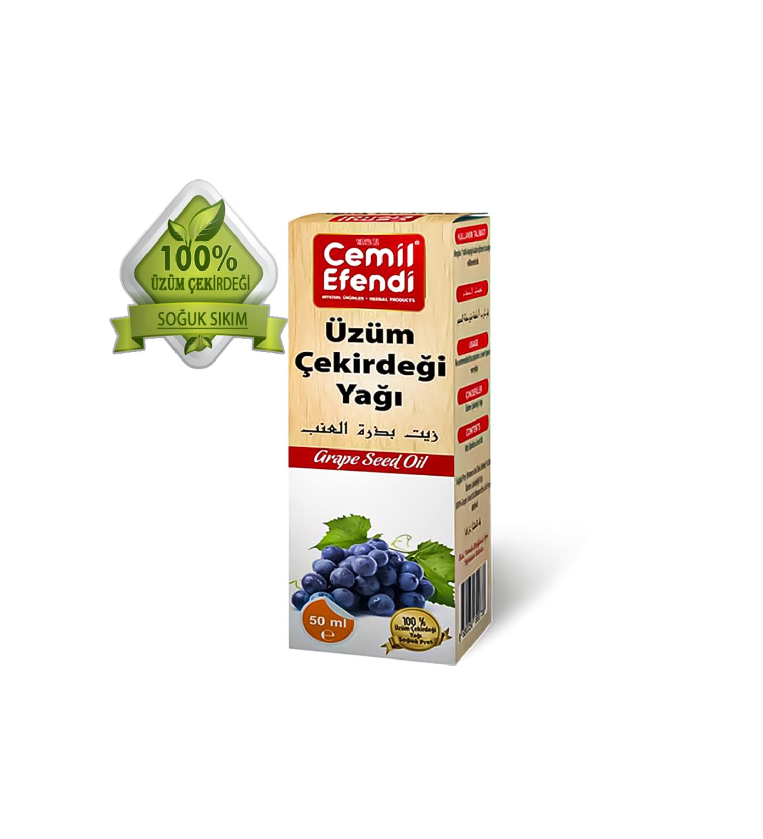 Cemil Efendi Grape Seed Oil 0 Grape Seed Cold Pressed 50 ml