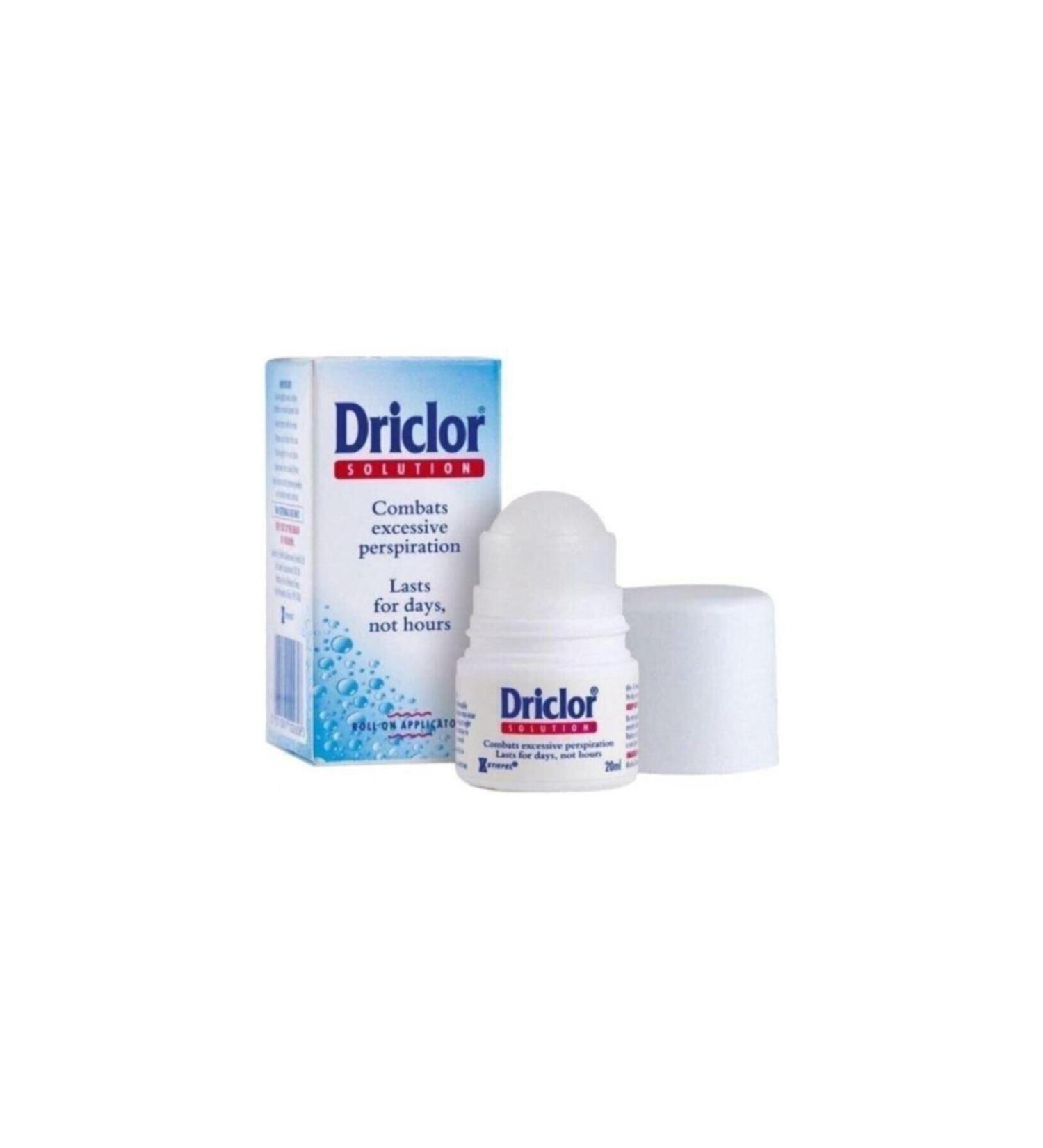 Driclor Solution Roll On 20 ml Antiperspirant