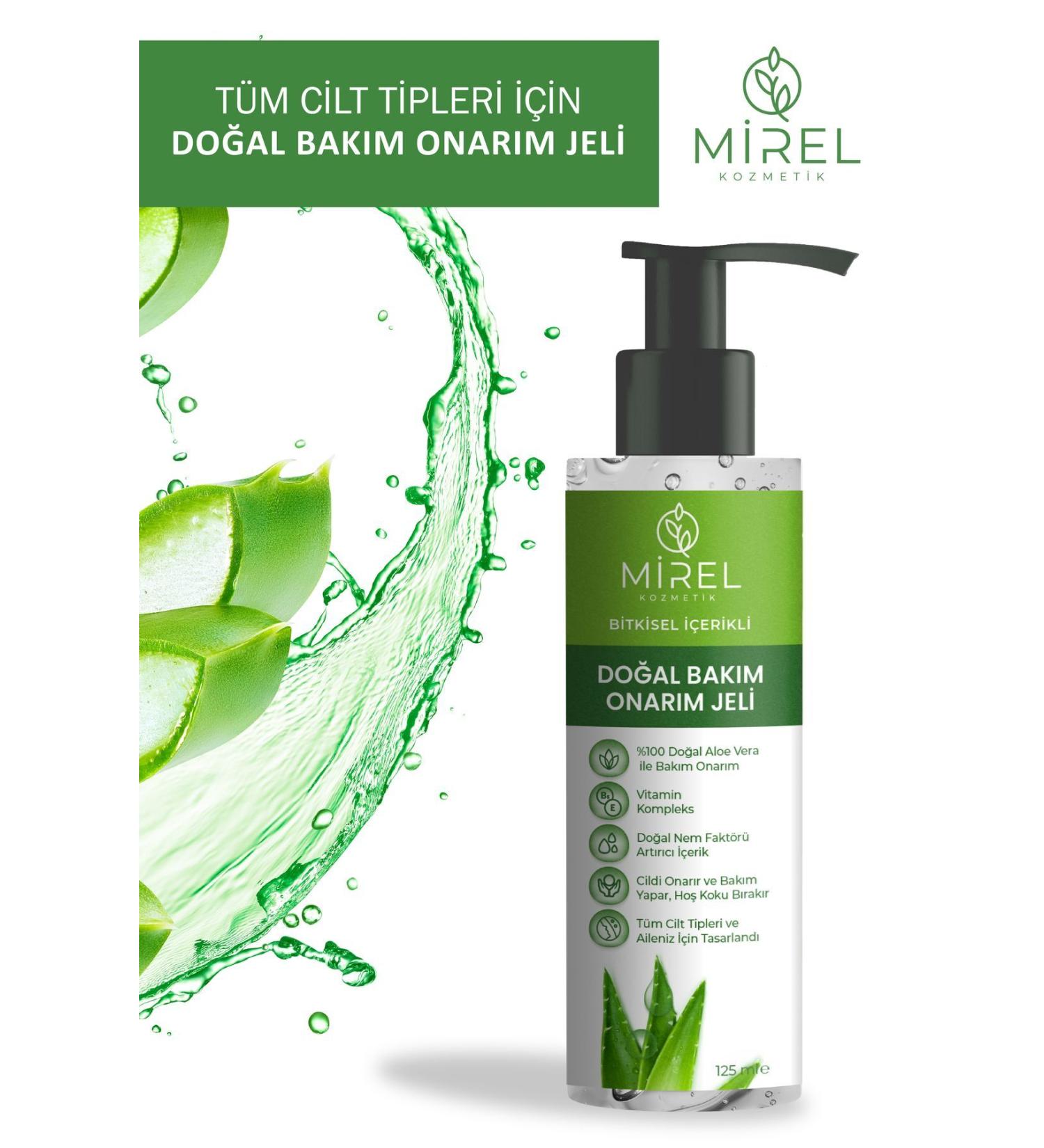 M REL COSMETICS Natural Care Repair Aloe Vera Gel - Moisturizing Repair Soothing Post-Epilation Moisturizer - Buy Online on GoSupps.com