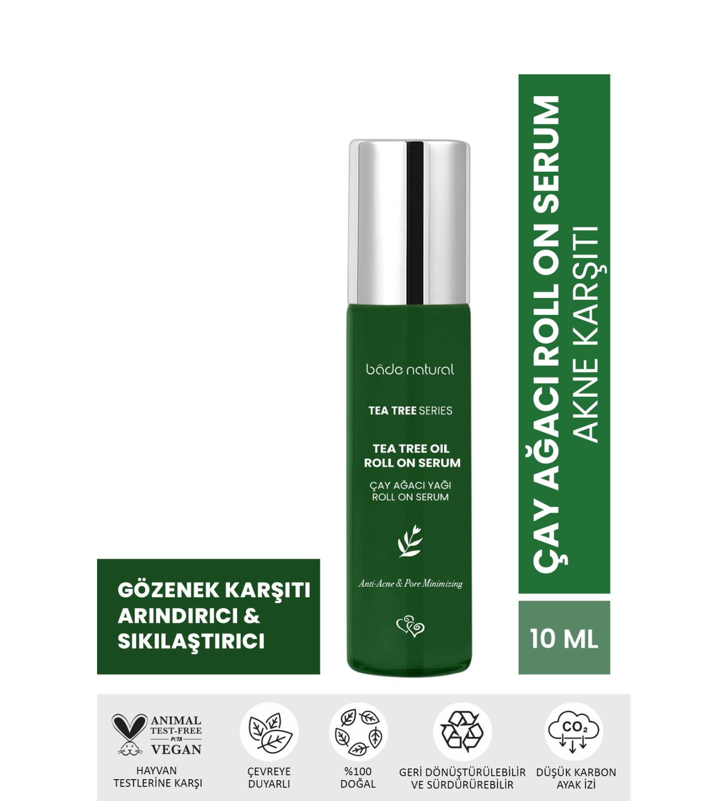 Bade Natural Tea Tree Fast Acting Anti-Acne Roll On 10 ml - Buy Online on GoSupps.com