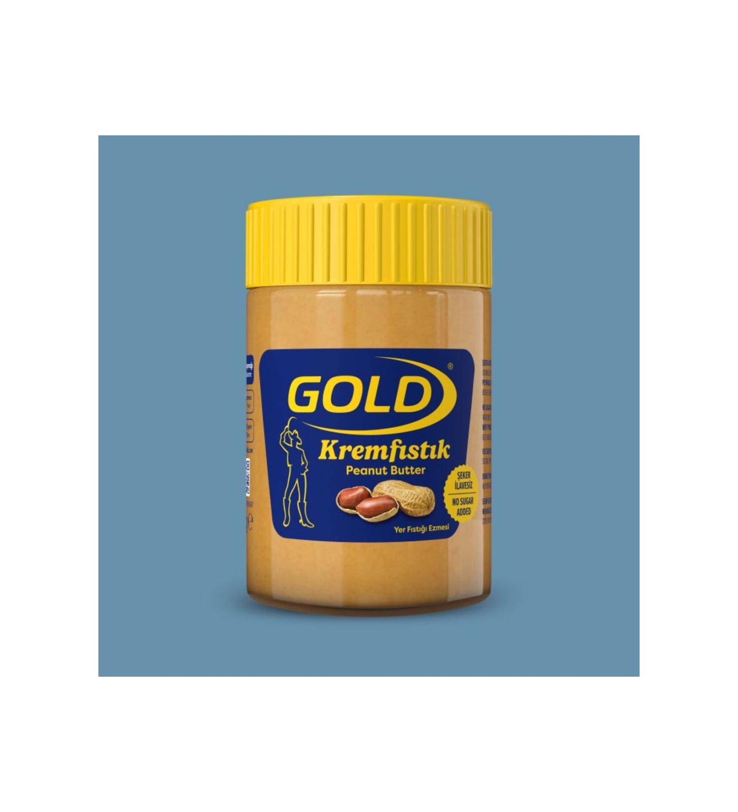 Gold Polmak Polmak Gold Cream Peanut Sugar Free Peanut Butter 340 G