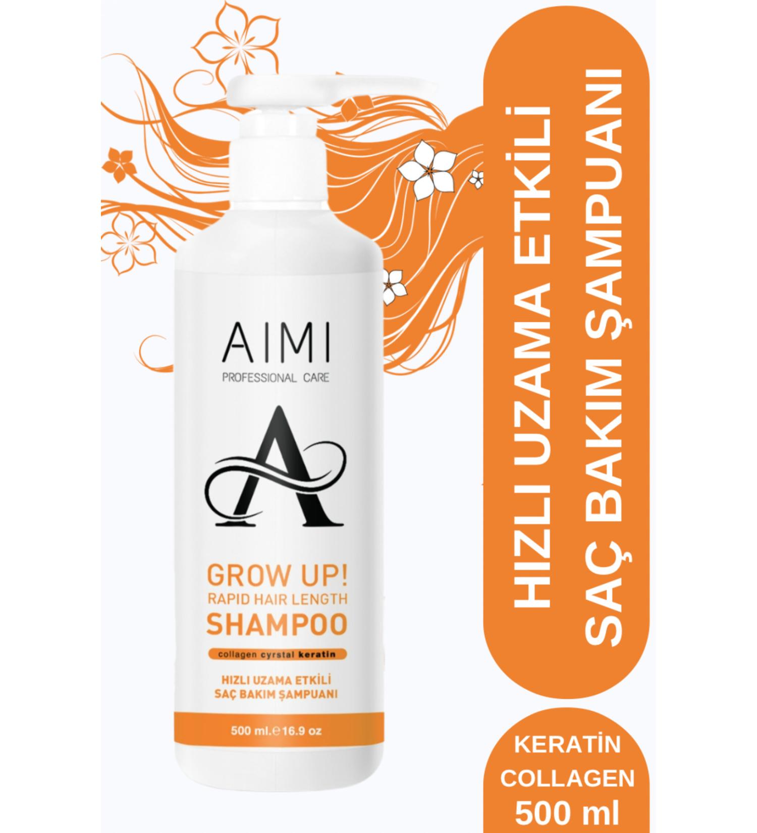 AIMI COSMETIC Aimi Grow Up Fast Growth Effective Horsetail Hair Care Shampoo 500 ml - Buy Online on GoSupps.com