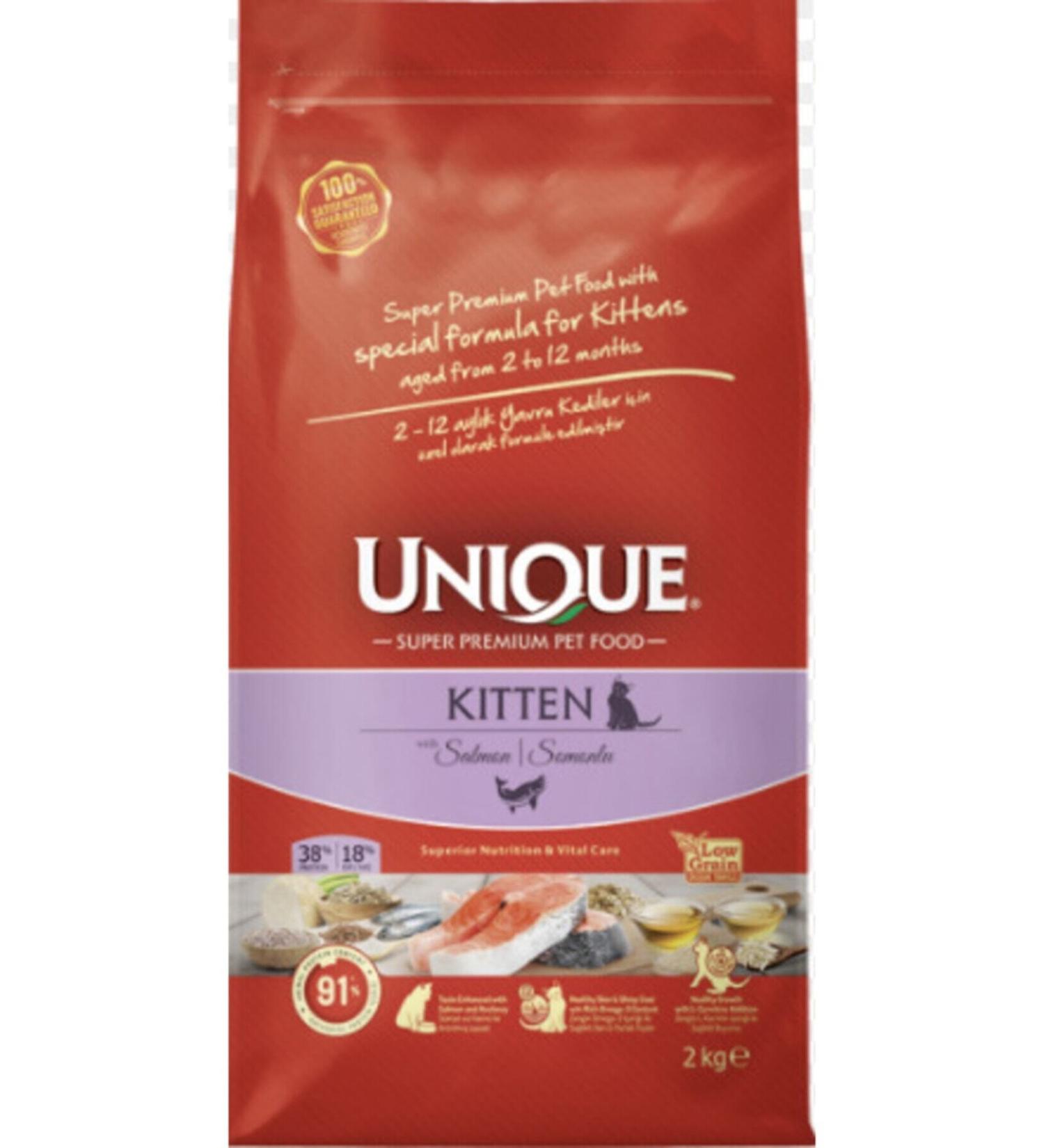 Unique Kitten Salmon Food 2 Kg For Kittens