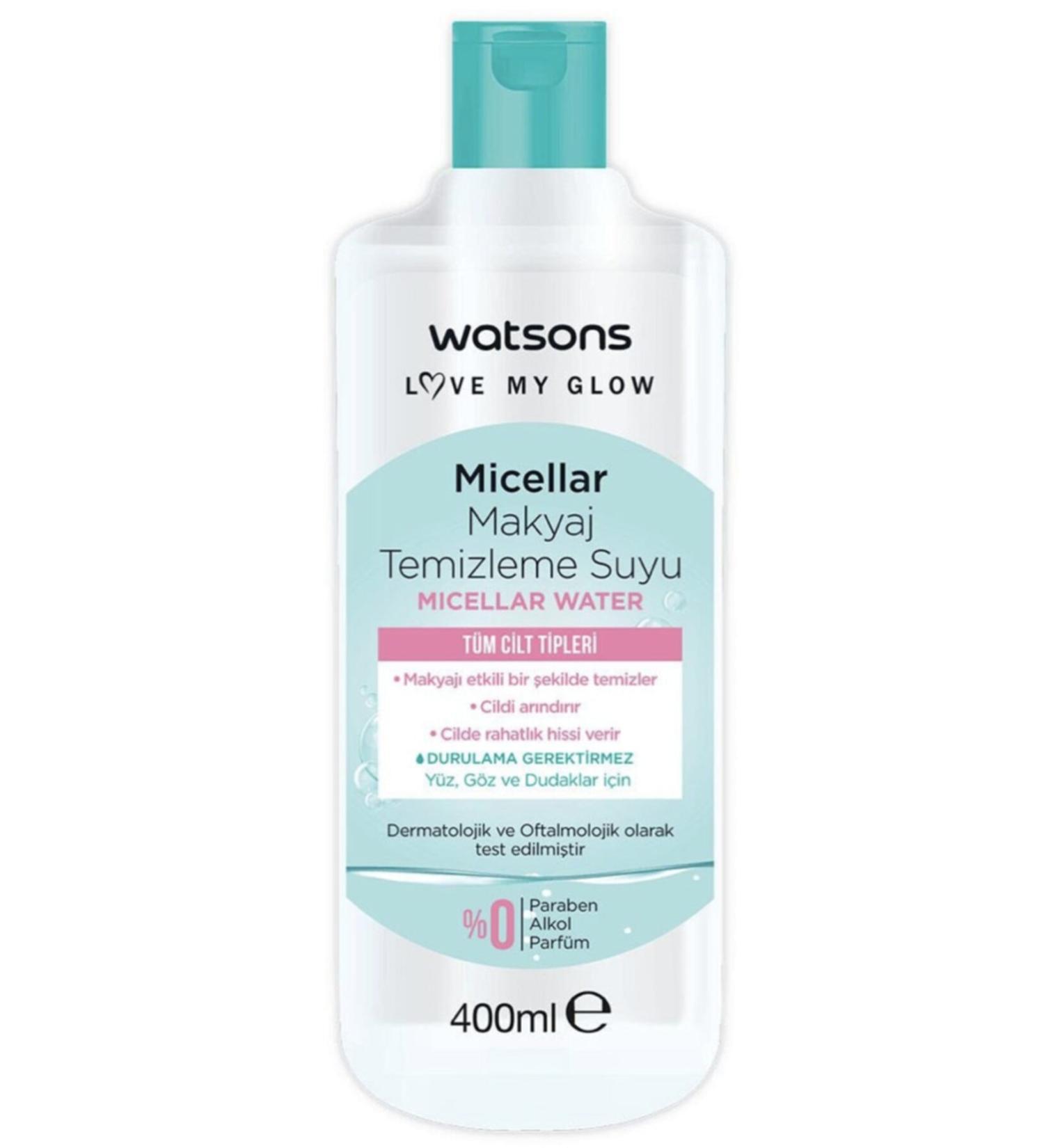Watsons Micellar Make-Up Remover Water 400 ml 2392020007144-1