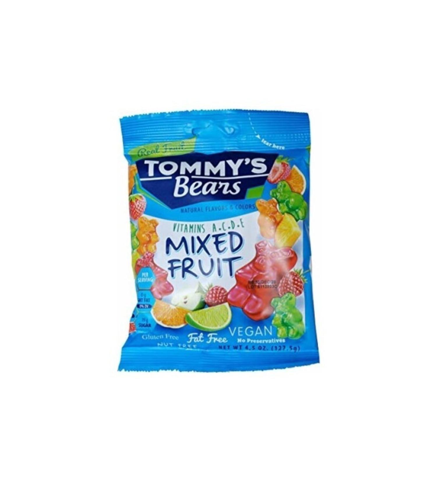 Jouy Co Tommy's Bears Mixed Fruit 127 5 Gr * 24 Pieces