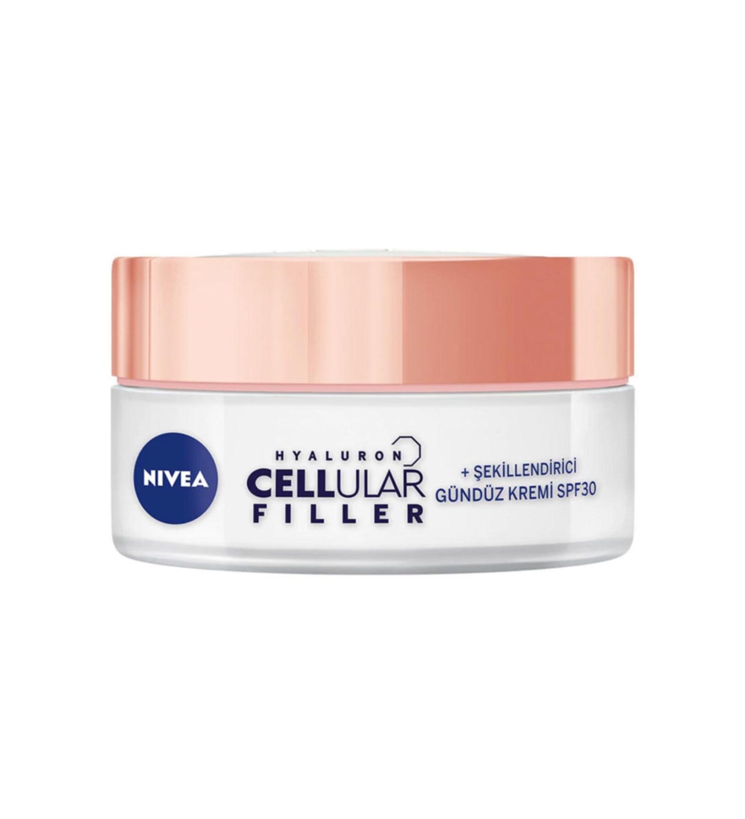NIVEA Hyaluron Cellular Filler + Sculpting Anti-Aging Day Cream 50 ml