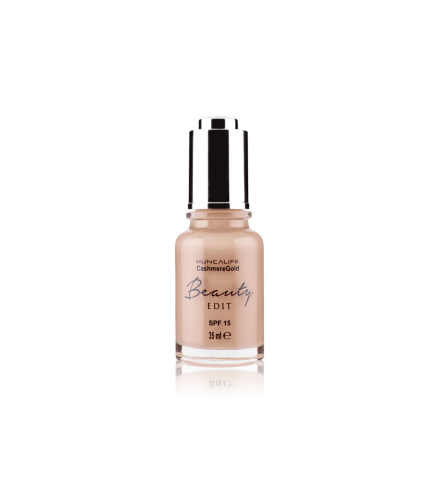 Huncalife Cashmere Gold Red Beige Serum Foundation - 35 ml - Spf 15