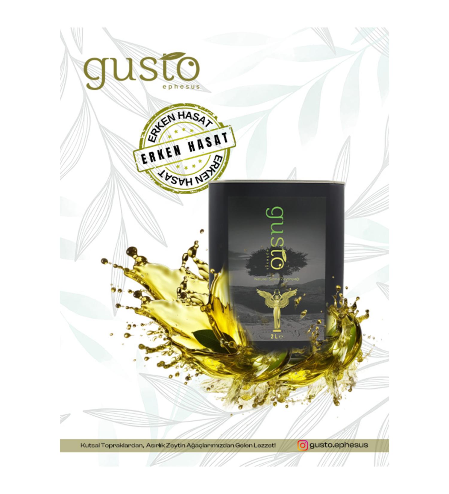 Gusto Ephesus 2 Liters Early Harvest Natural Extra Virgin Olive Oil