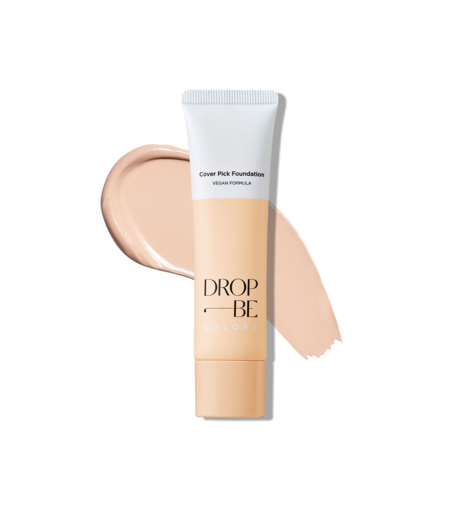 The Saem Drop Be Colors Cover Pick Foundation / All Skin Type Concealer Foundation - Clear Beige - Buy Online on GoSupps.com