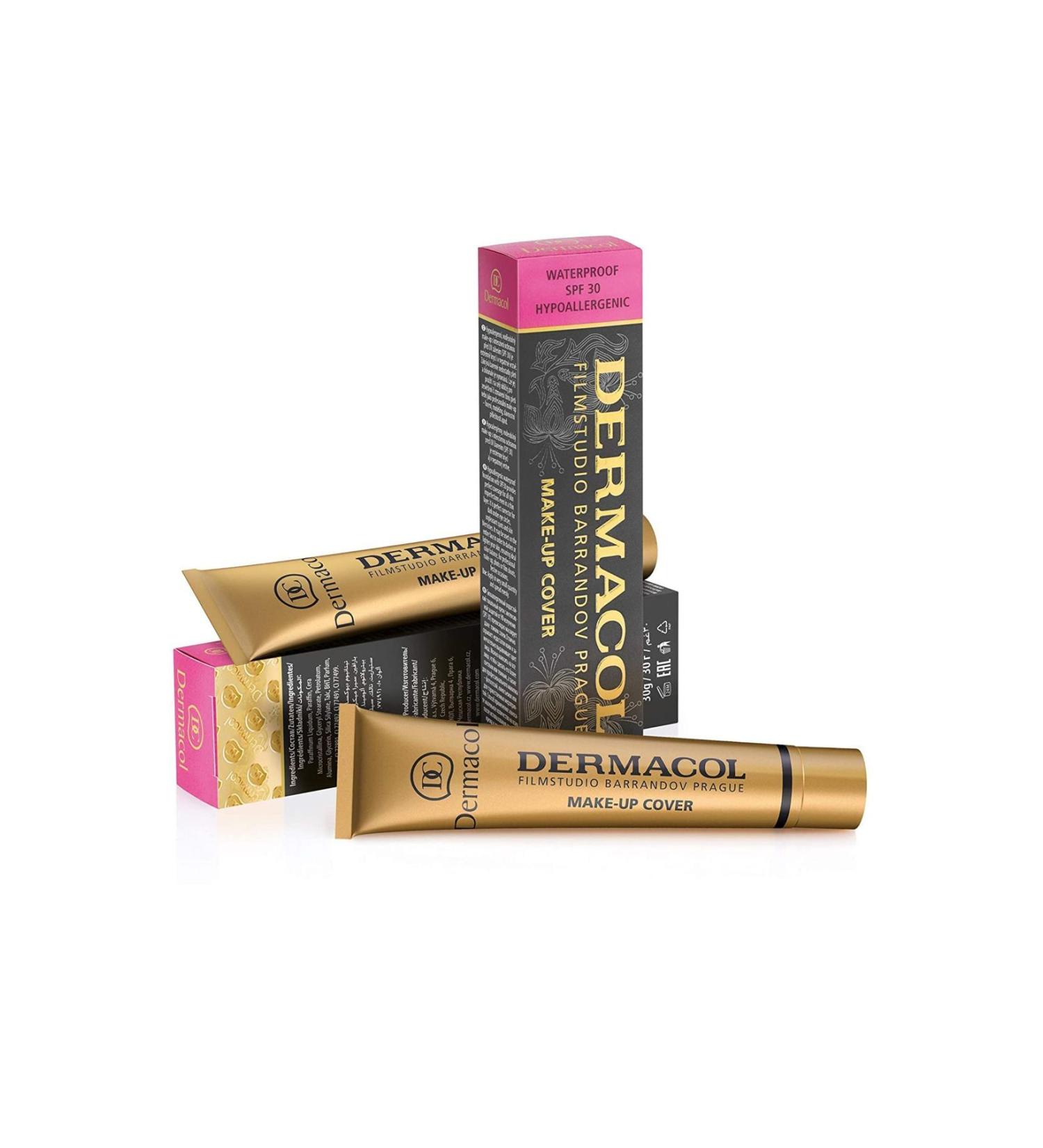 Dermacol Make Up Cover Foundation-207 Long-Lasting Waterproof Full Coverage Liquid Foundation - Buy Online on GoSupps.com