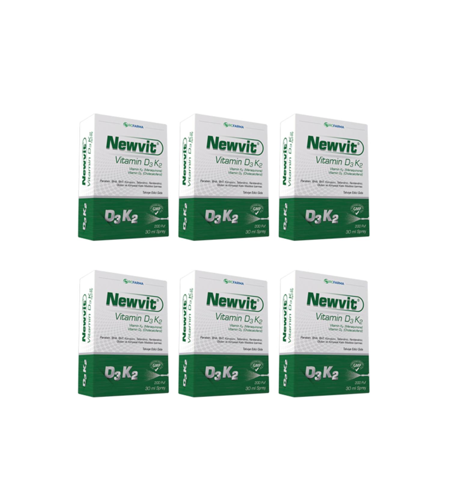 Newvit Vitamin D3 K2 Spray 6x