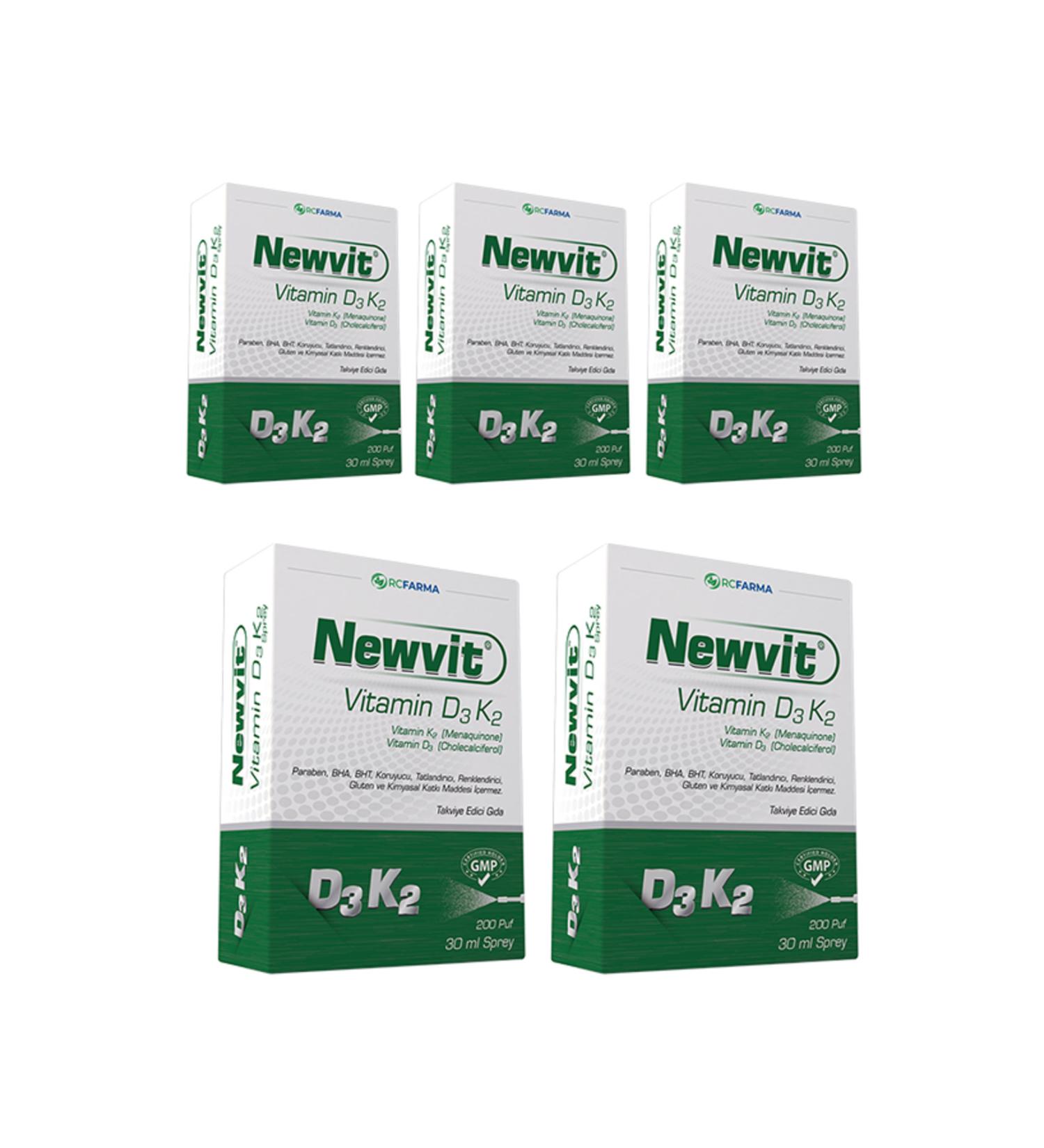 Newvit Vitamin D3 K2 Spray 5x