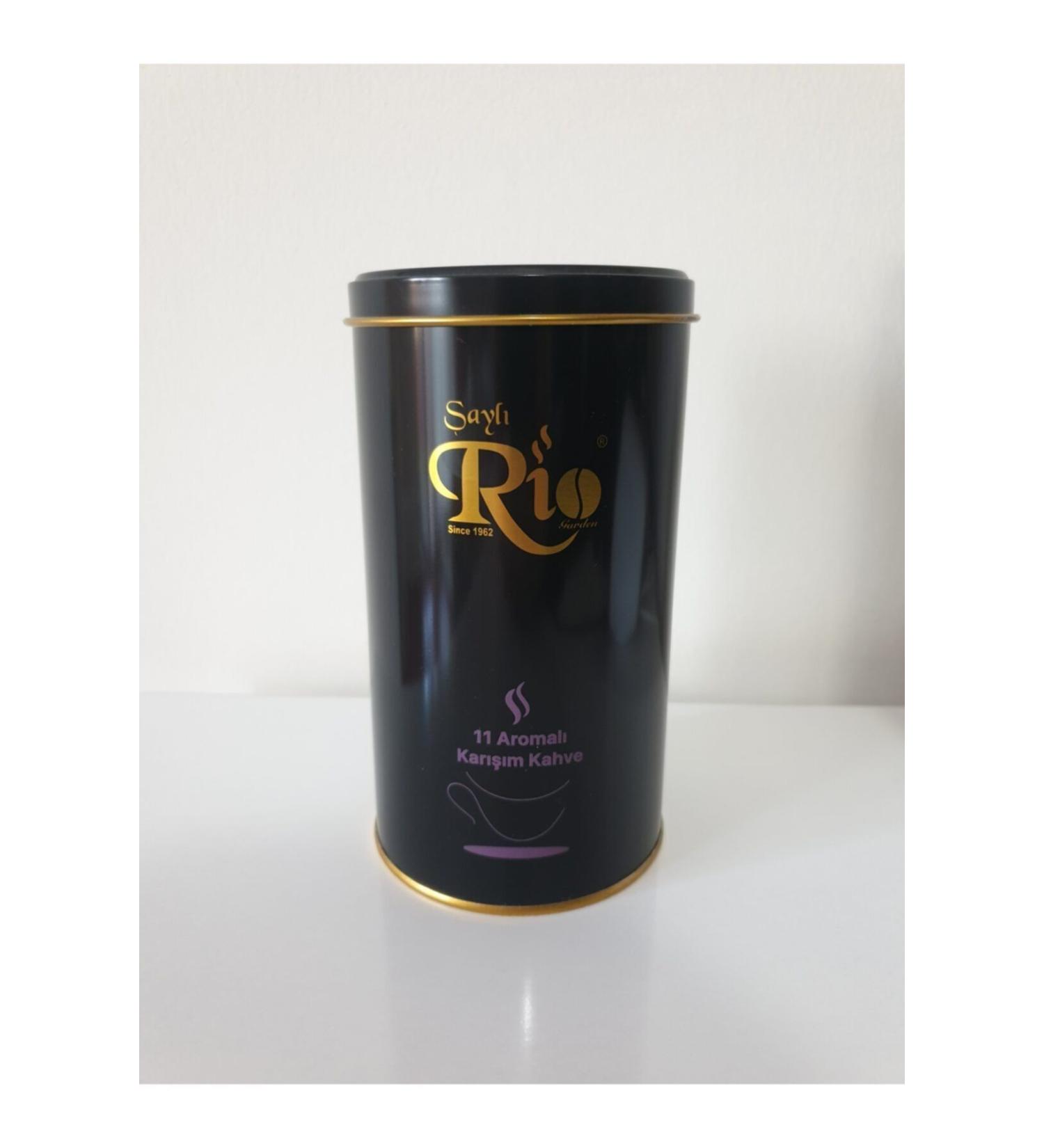 ayl Rio Garden 11 Flavored Turkish Coffee 250 Gr Tin Box