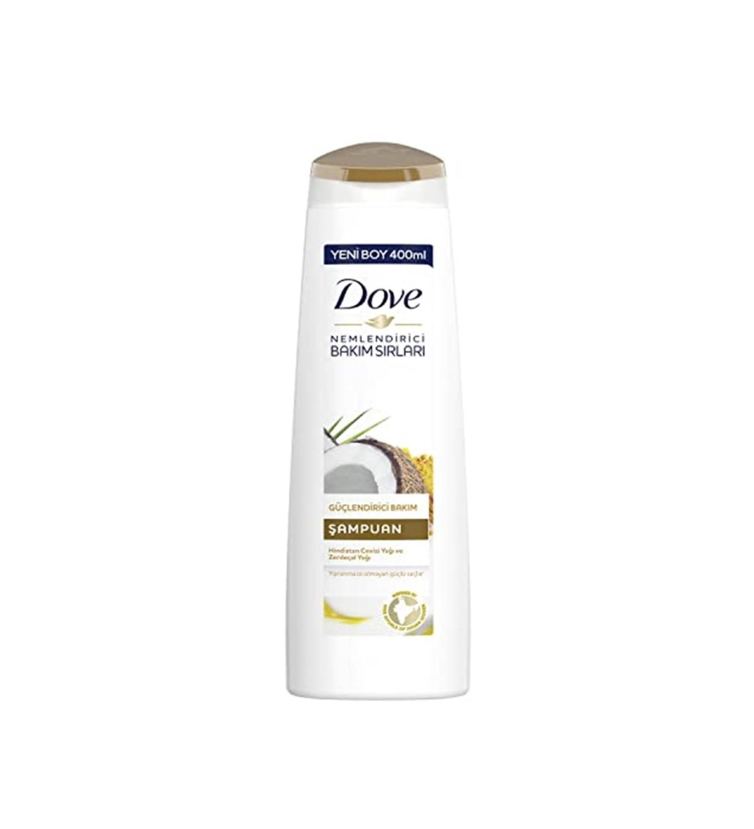 Dove Moisturizing Care Secrets Hair Care Shampoo Strengthening Care Coconut Oil And Turmeric - Buy Online on GoSupps.com