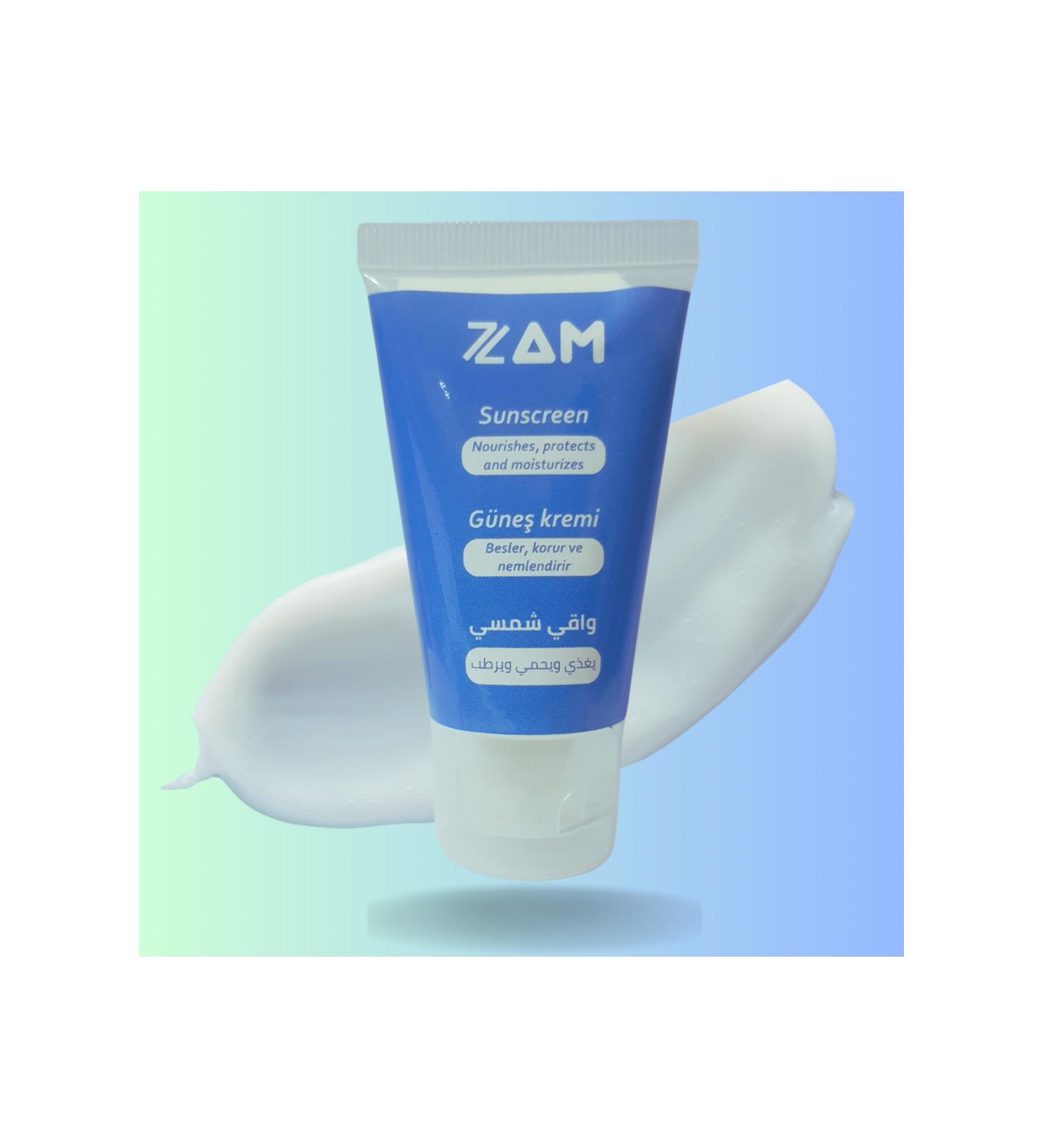 7zam SPF 50 Protection Sun Cream with Aloe Vera Vitamin E Vitamin B5 and Vitamin A 30 ML