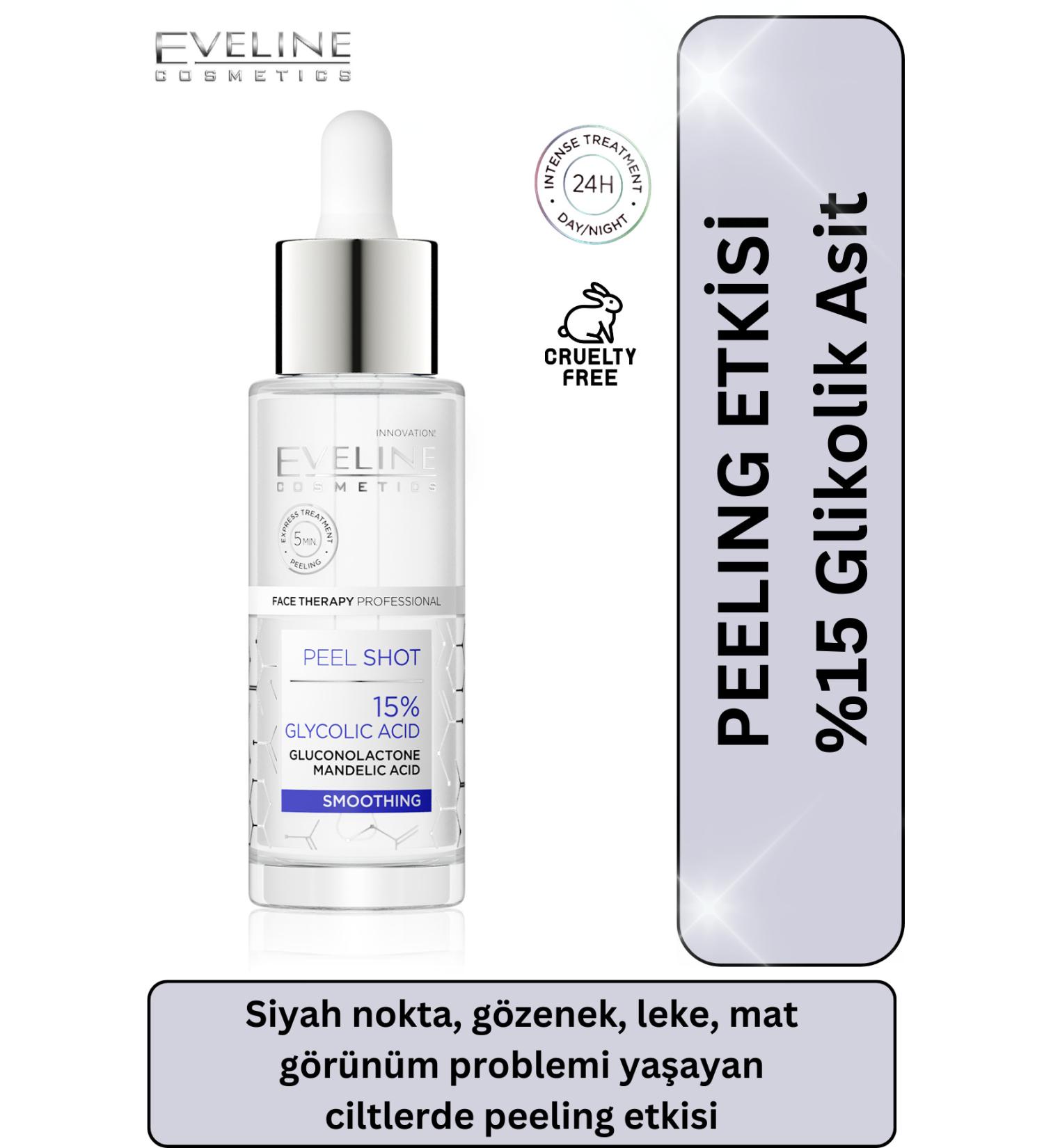 Eveline Cosmetics Glycolic Acid + Gluconolactone + Mandelic Acid Serum 30 ml - Buy Online on GoSupps.com