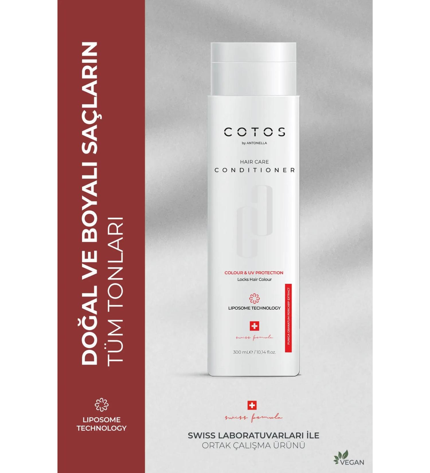 COTOS Colour & Uv Protection Hair Care Cream (COLOR PROTECTOR FOR DYED HAIR - VEGAN)