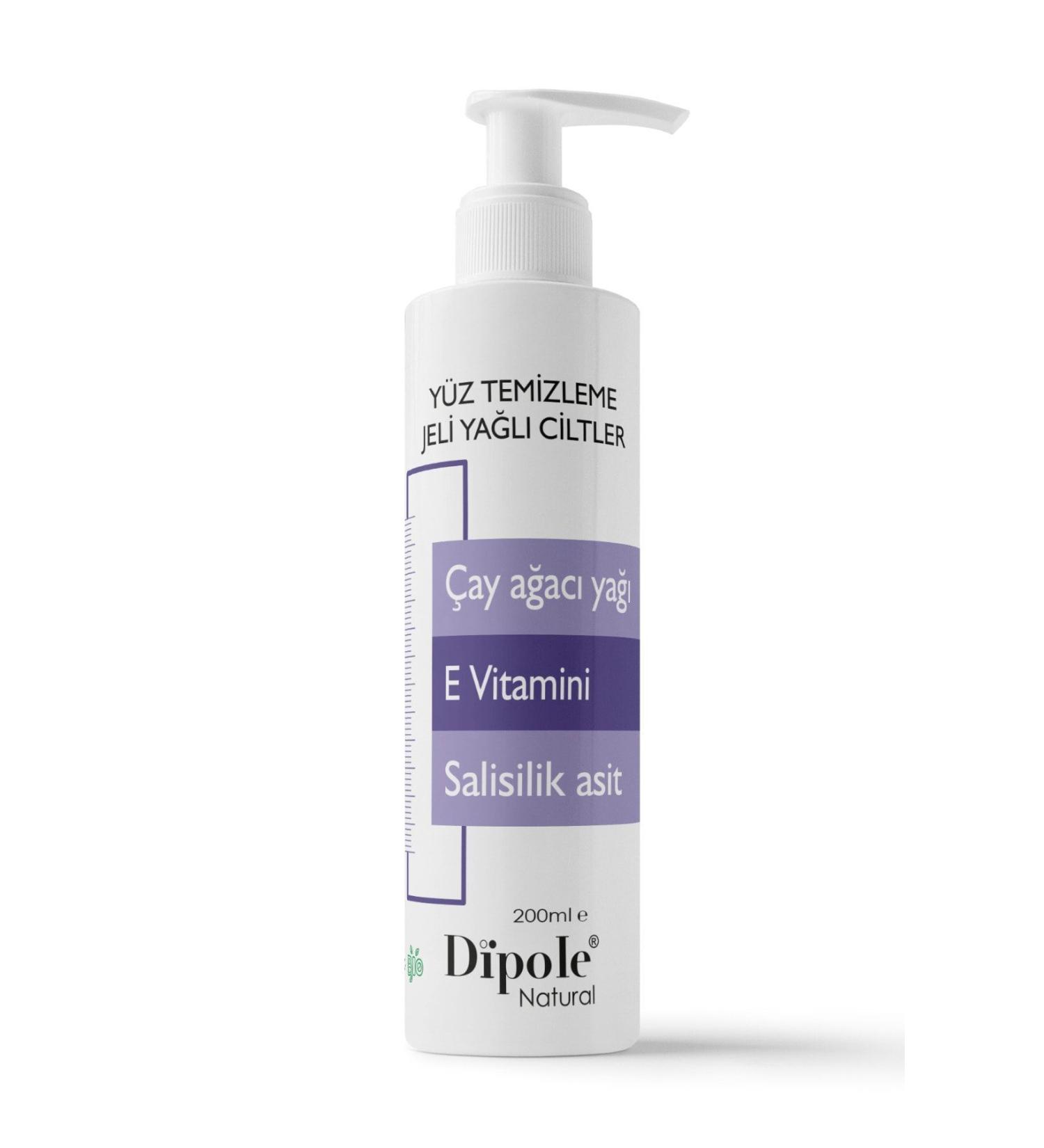 dipole Facial Cleansing Gel for Oily Skin Prone to Acne and Blackheads 200 Ml - Buy Online on GoSupps.com