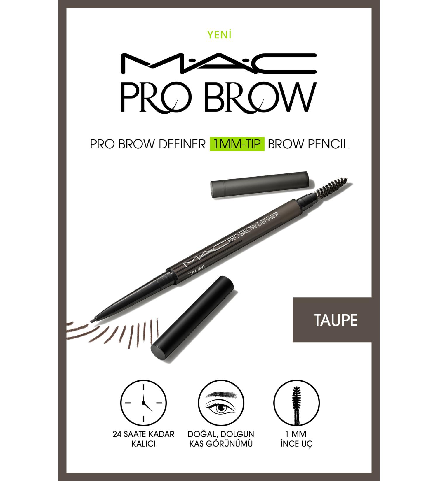 Mac M a c Pro Brow Definer 1mm Tip Eyebrow Pencil - Taupe 0.3 G - Buy Online on GoSupps.com