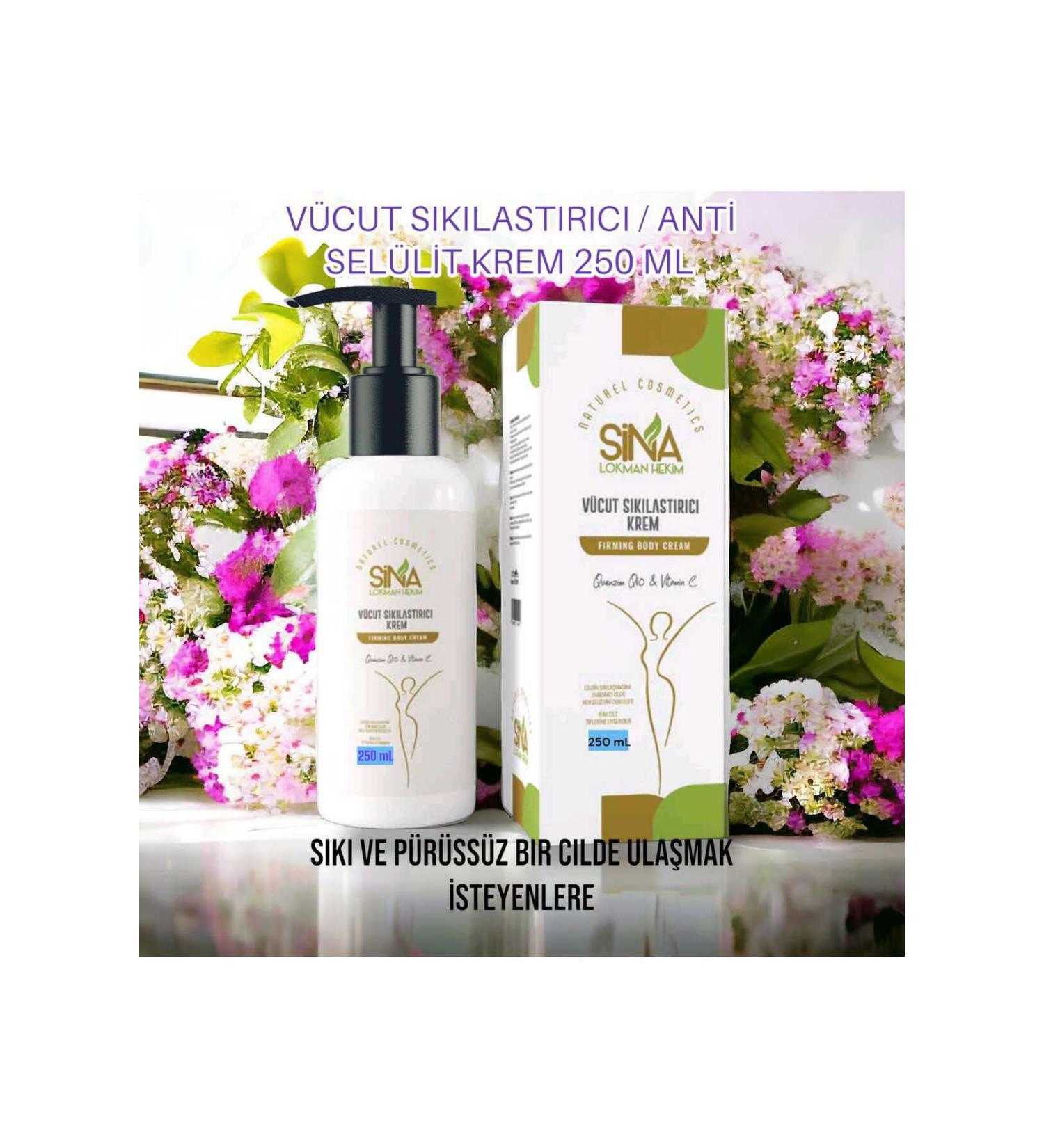 SINA LOKMAN HEK M Hip Cream & Body Firming & Anti-Cellulite & Waist & Hip & Anti-Stretch Lift Cream 250 Ml. - Buy Online on GoSupps.com