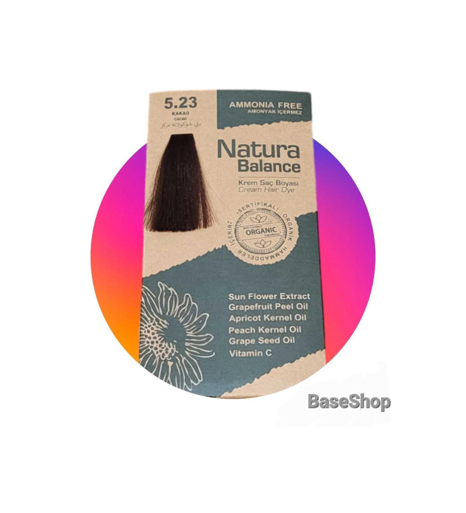 Natura Balance Ammonia-Free Hair Dye 5.23 Cocoa