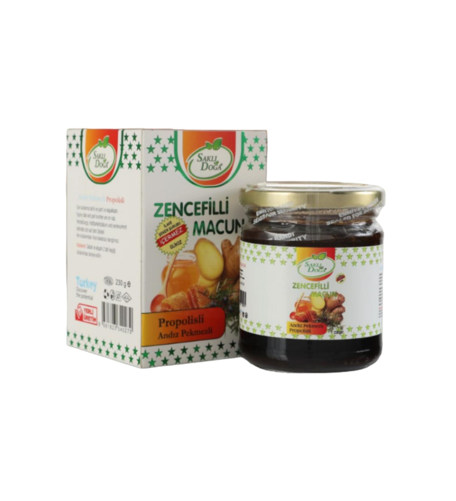 HIDDEN NATURE Adult Ginger Paste Natural Additive-Free Sugar-Free Propolis 230 gr - Buy Online on GoSupps.com