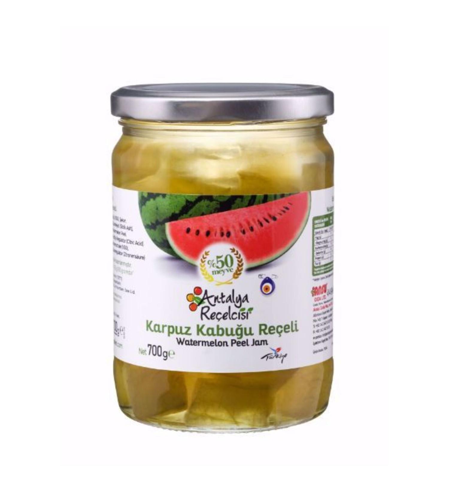 Antalya Jam Shop Watermelon Rind Jam 700g Classic Series