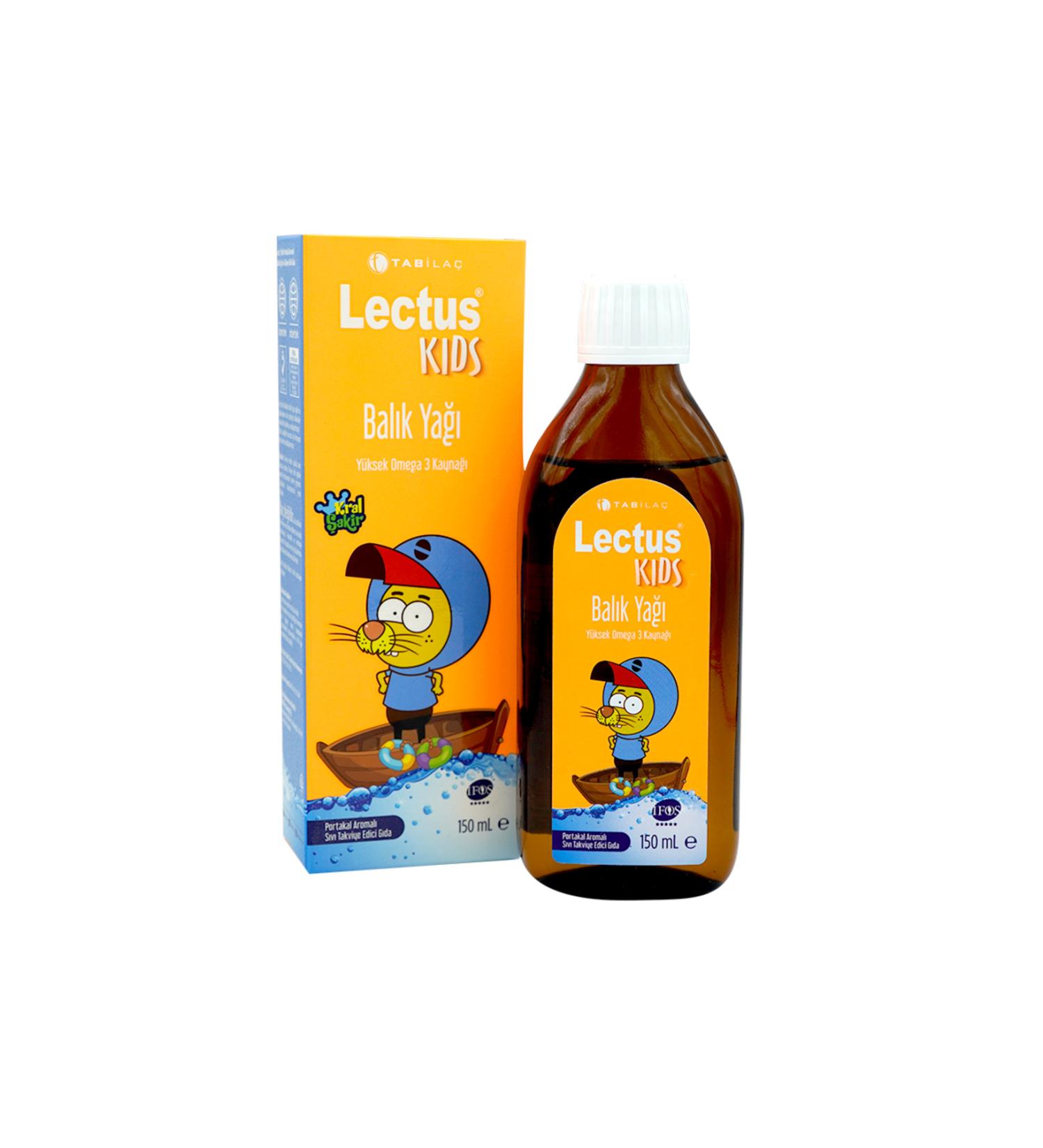 lectus Kids Fish Oil King akir Orange Flavored 150 ml