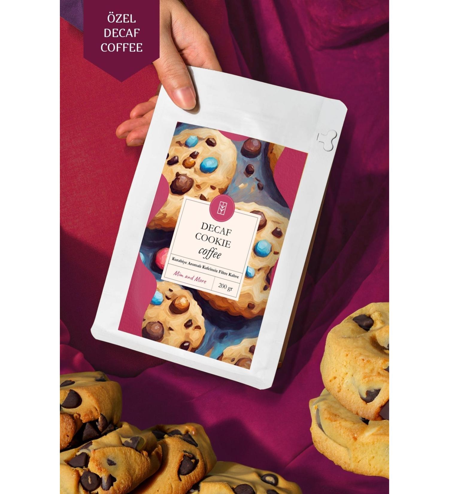 Mim and More Decaf Cookie Coffee Decaffeinated Cookie Flavored Coffee Beans 200 Gr - Buy Online on GoSupps.com