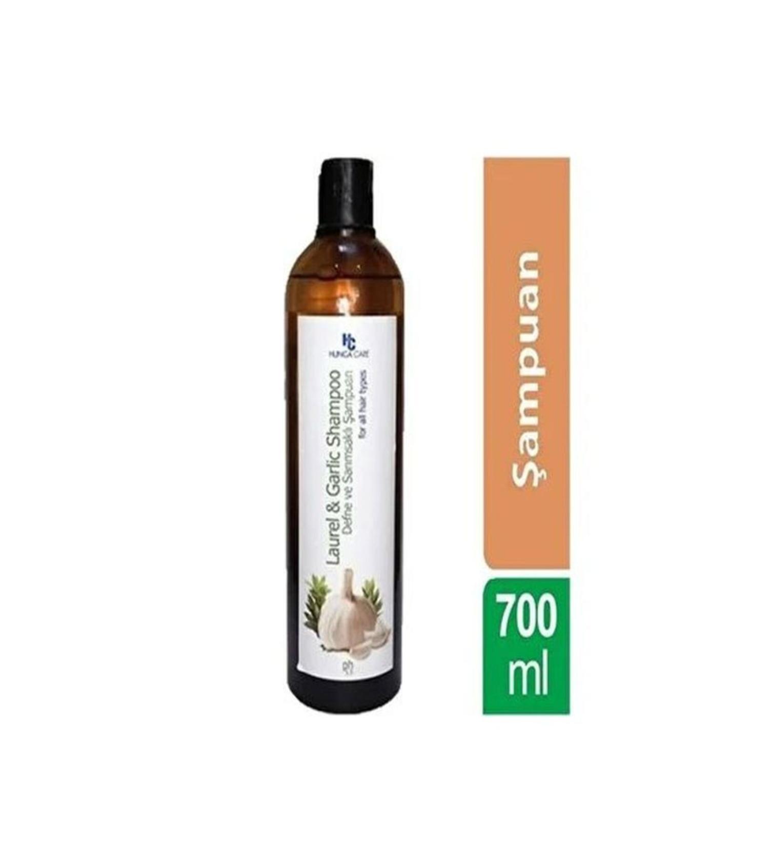 Hunca shampoo 700 ml bay leaf&garlic
