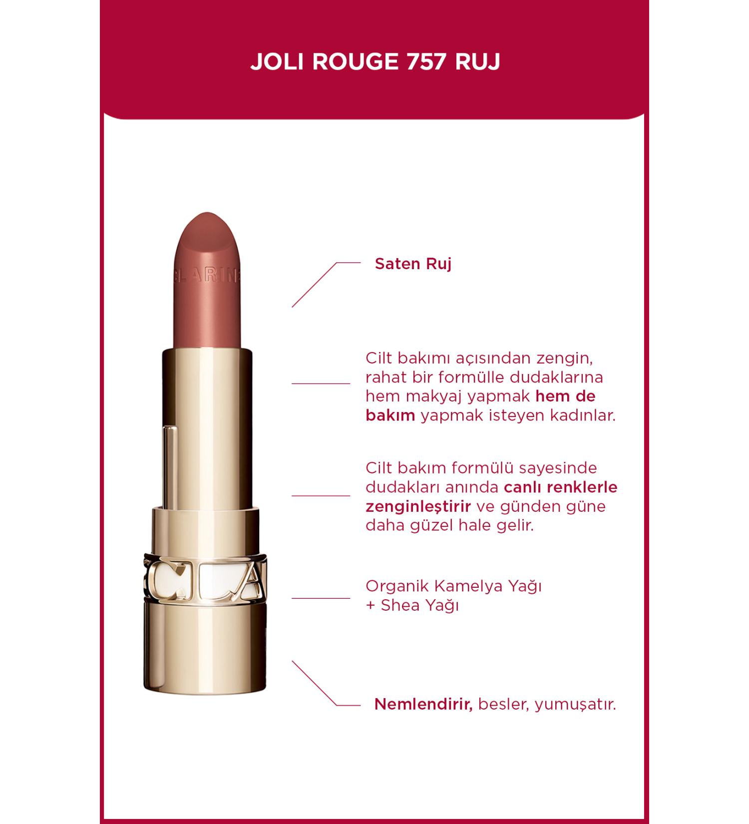 Clarins JOLI ROUGE 757 - Buy Online on GoSupps.com