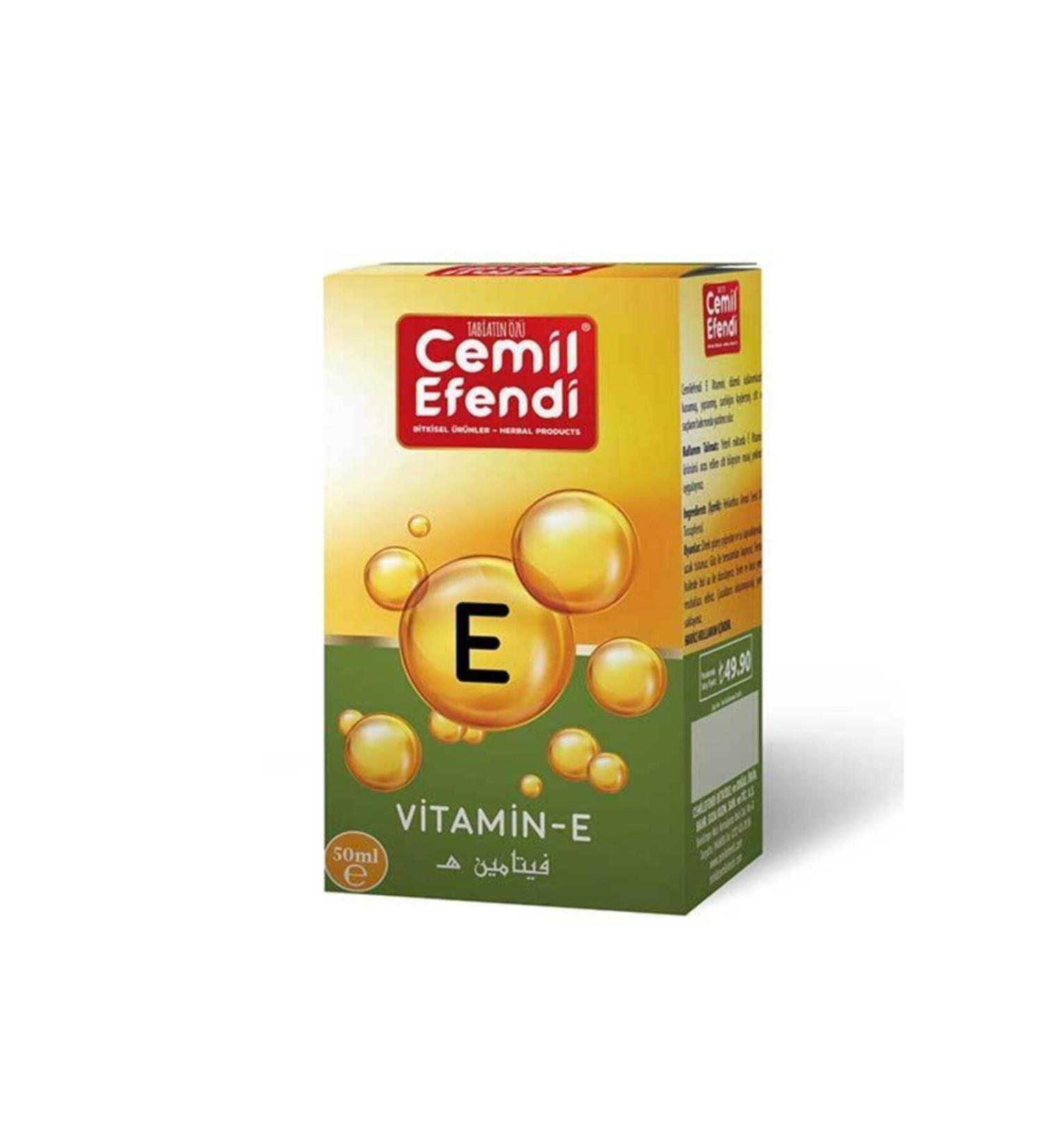 Cemil Efendi Cemil Efendi Vitamin E 50 ml