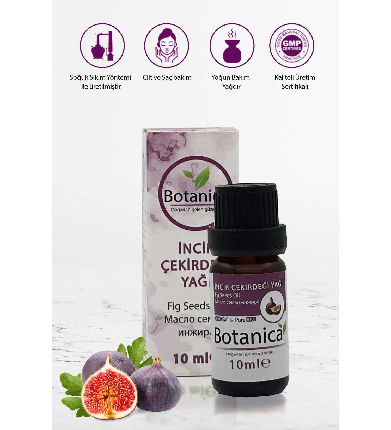 botanica Fig Seed Oil - Ficus Carica - ( Youthful Skin Appearance ) Fig Seeds Oil Skin Care 10 ml